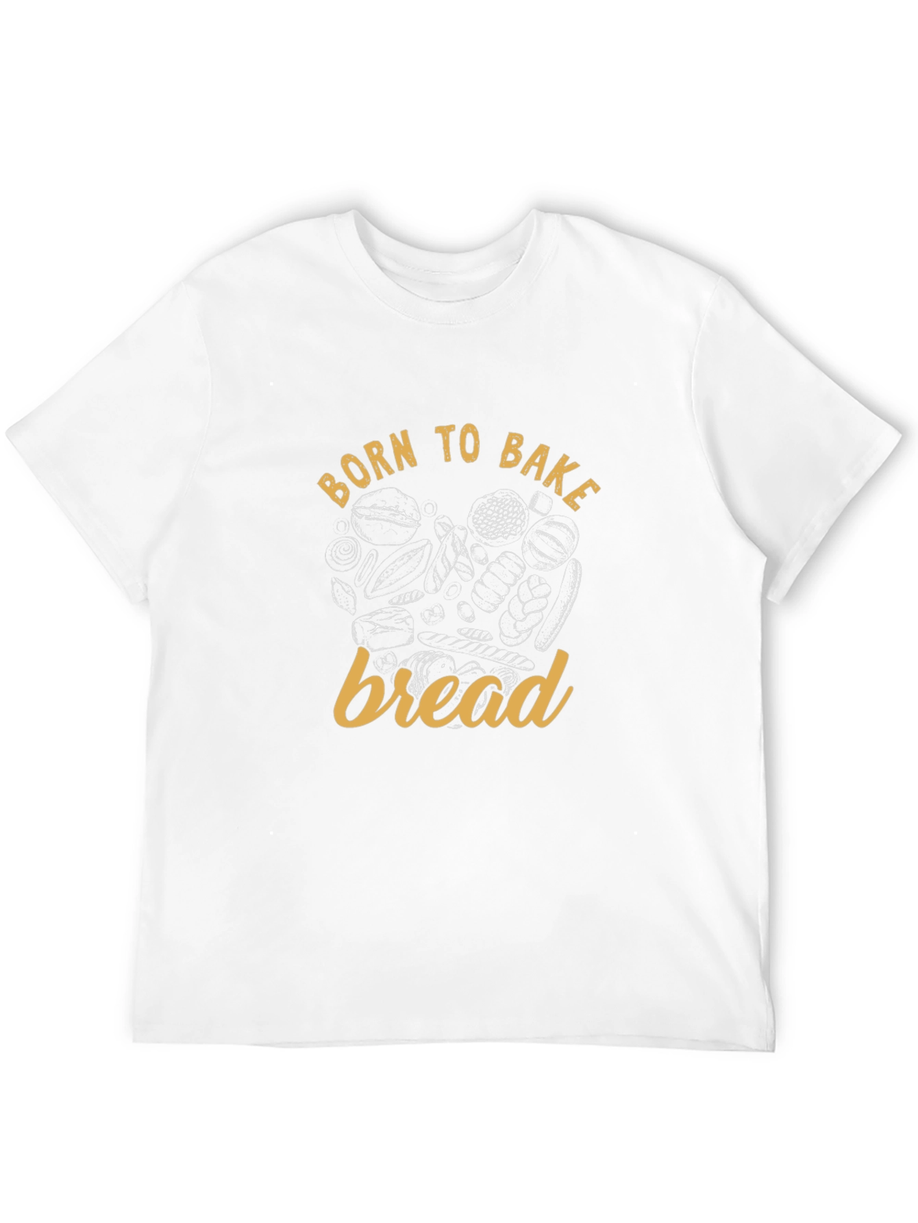 Black Born to Bake Bread T-Shirt - Baker Gift view 12