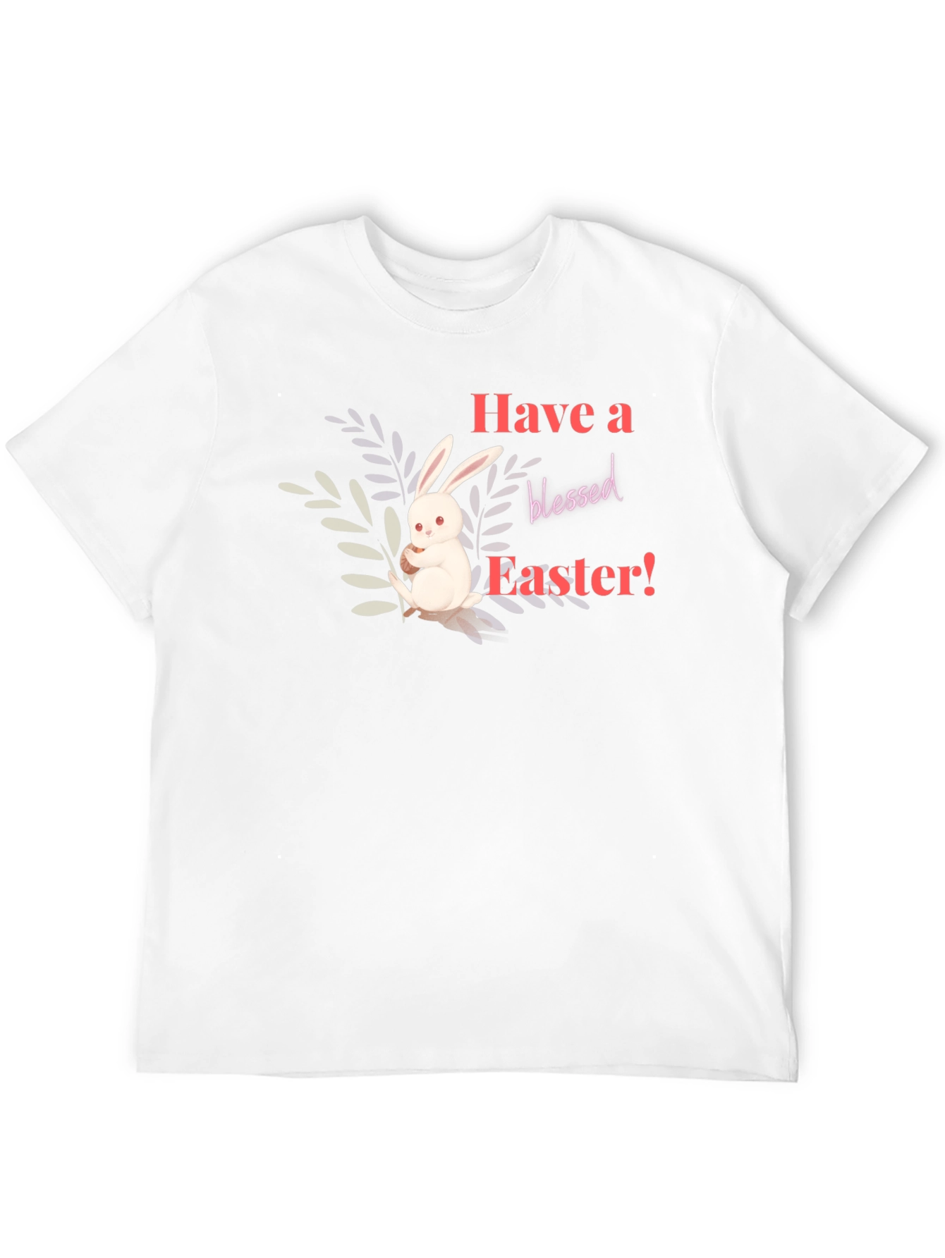 Black Have a Blessed Easter Bunny T-Shirt view 12