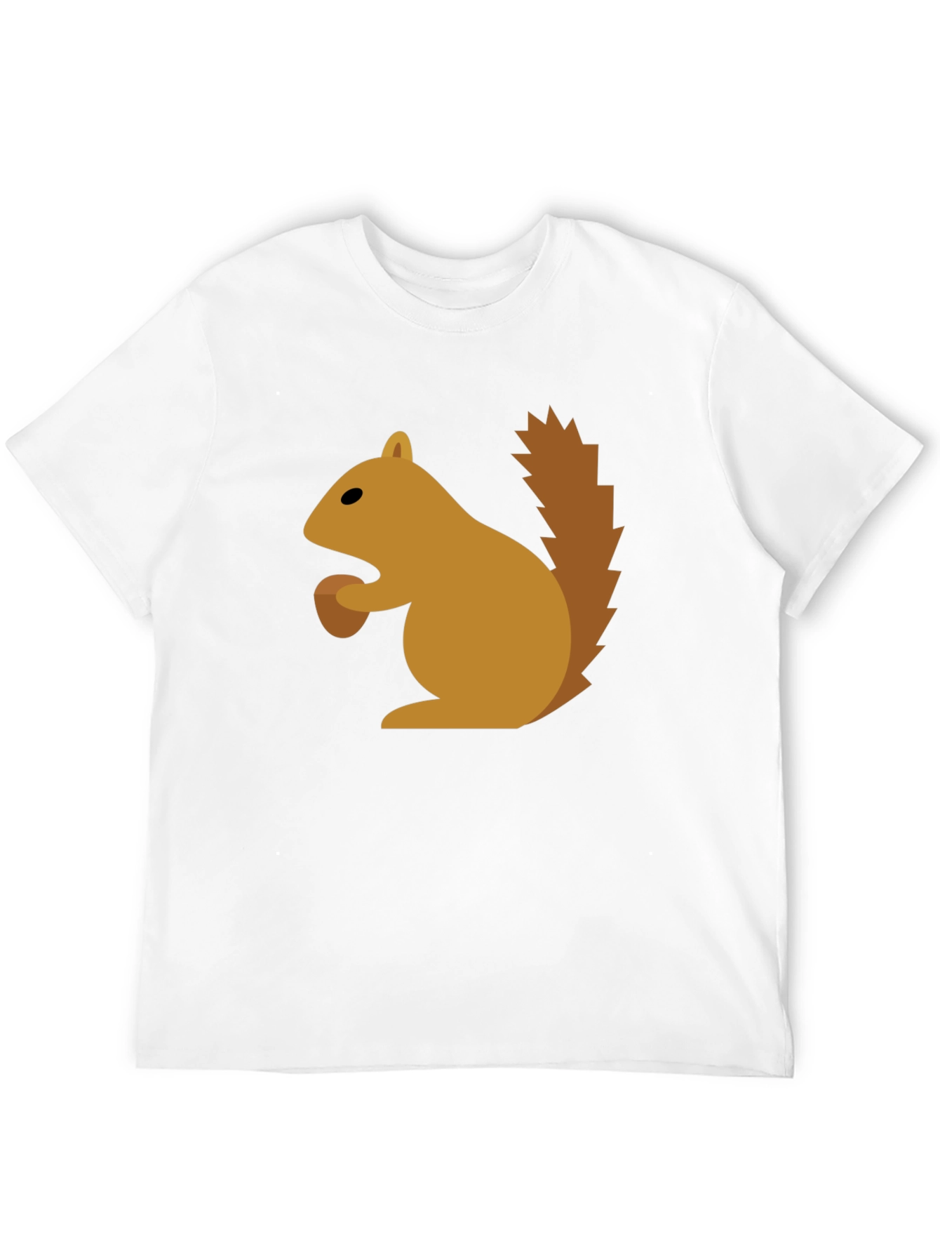 Black Squirrel Graphic Tee - Fun Black T-Shirt view 12