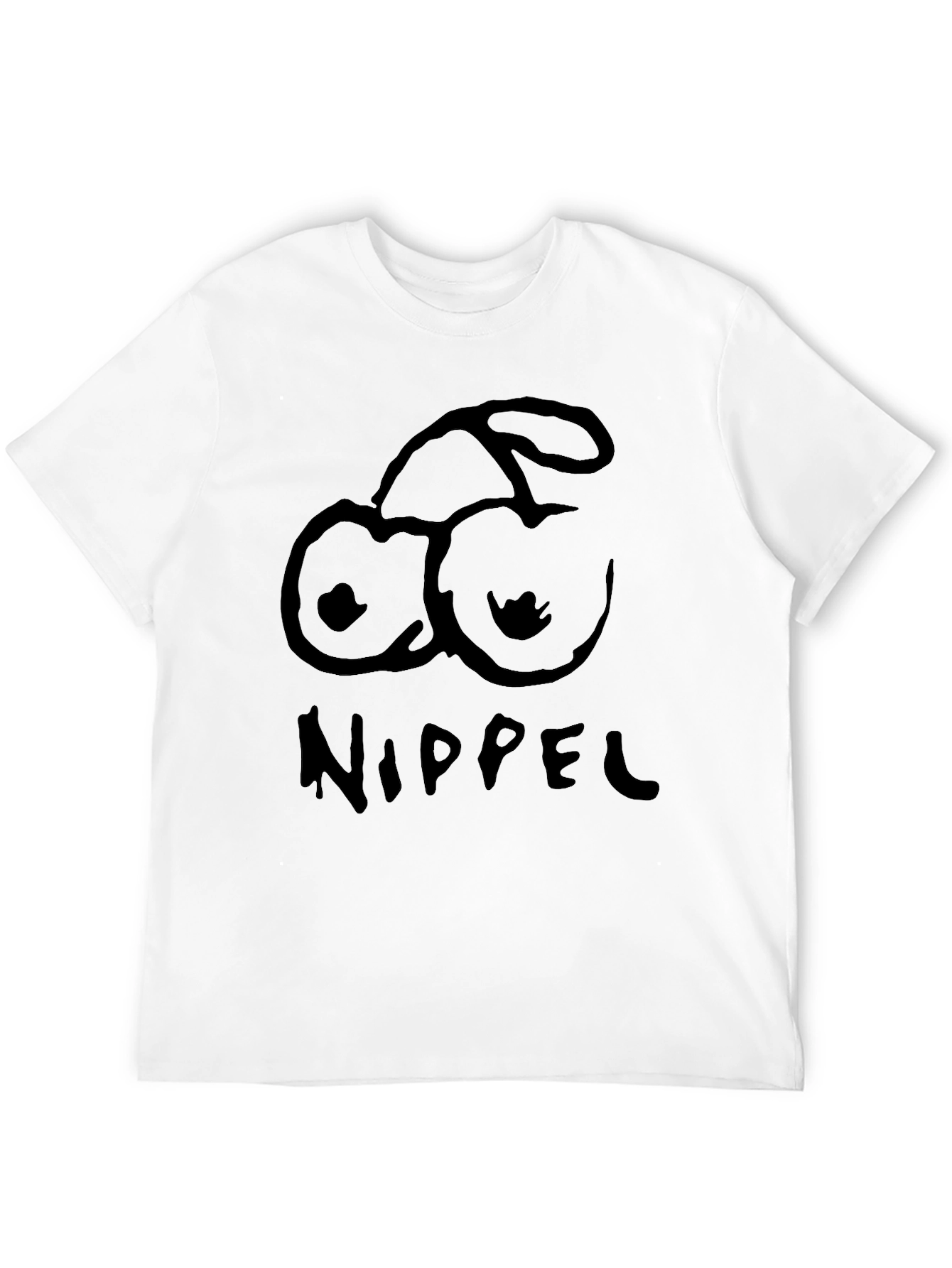 Black Nippel Cherry T-Shirt - Funny Graphic Tee view 12