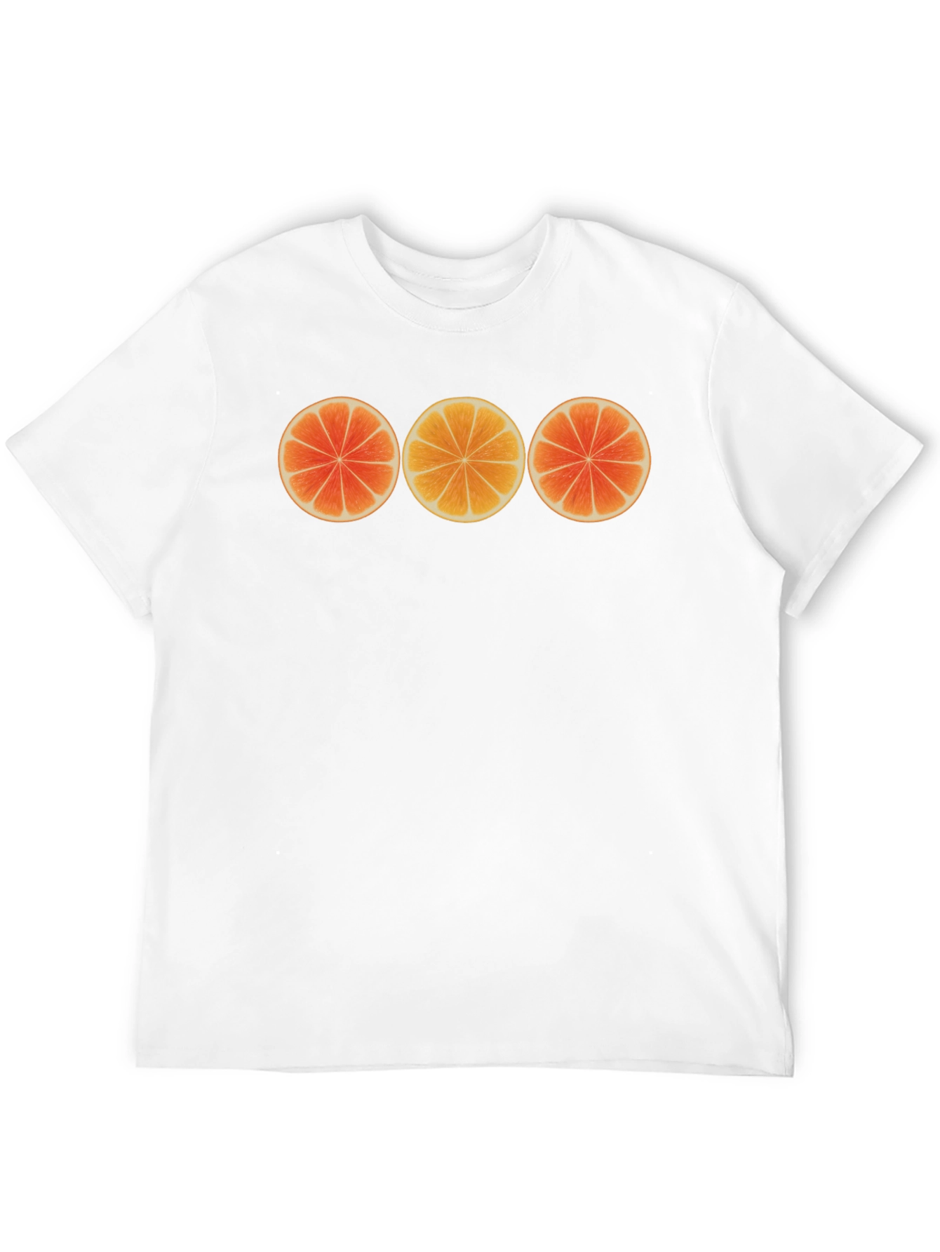 Black Citrus Slice Graphic T-Shirt - Unique Fruit Design view 12