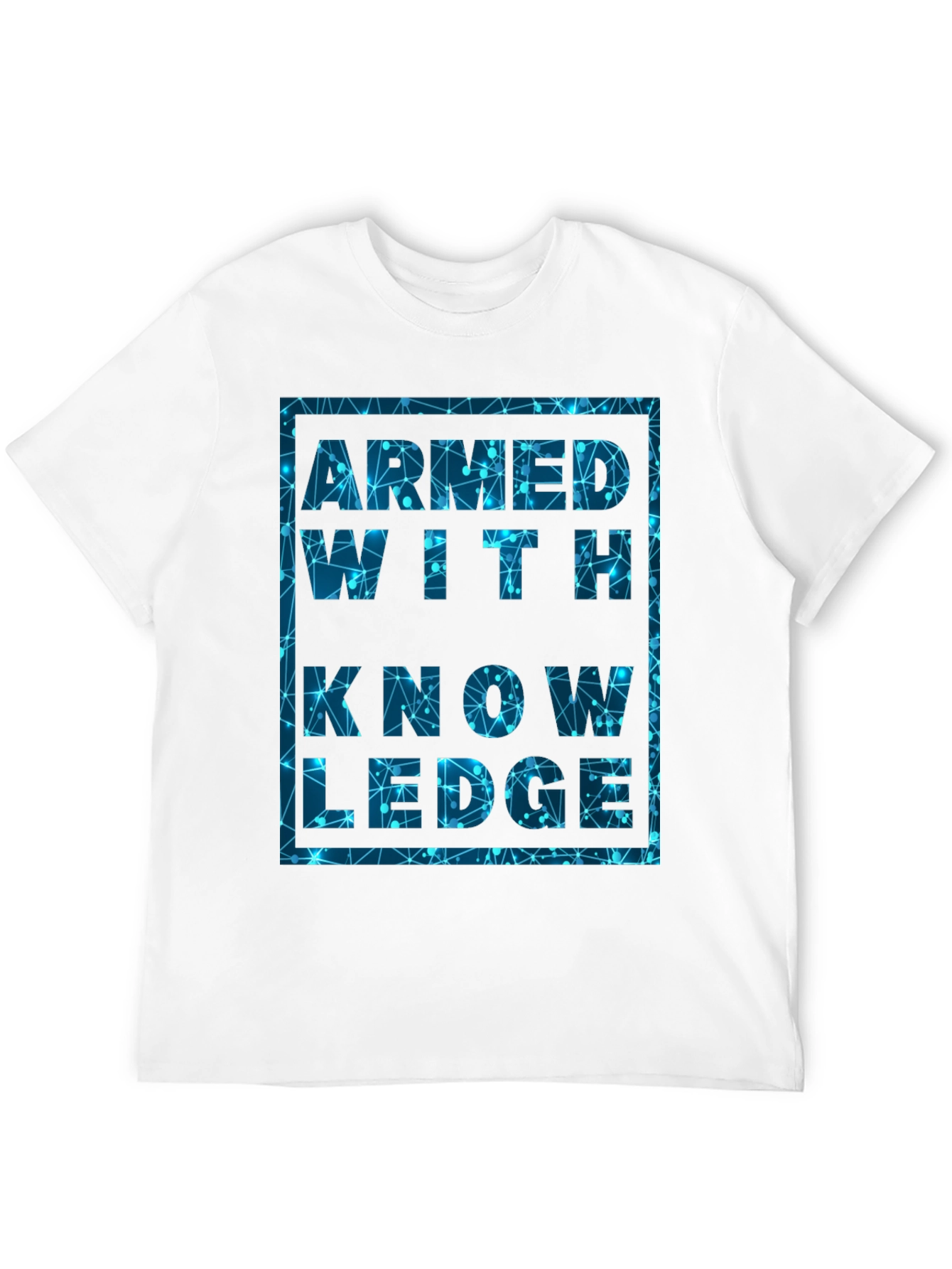 Black Armed With Knowledge Graphic T-Shirt view 12