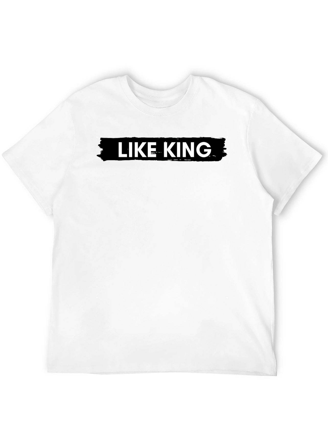 Black Like King Graphic Tee - Black Cotton T-Shirt view 12