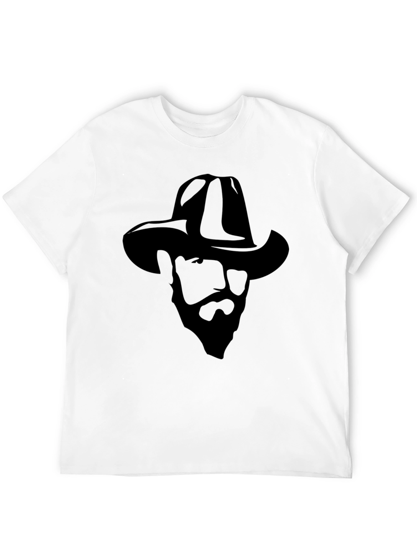 Black Black Cowboy Silhouette Tee - Western Style Shirt view 12