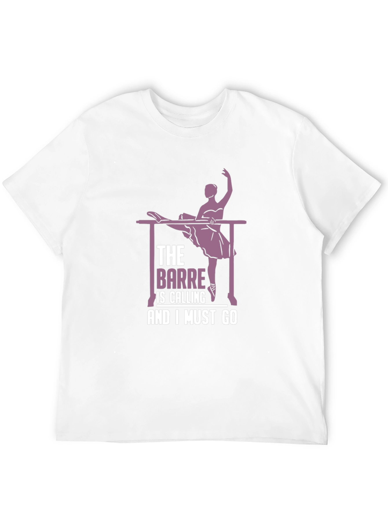 Black Ballet Barre Calling T-Shirt - Dance Apparel view 12