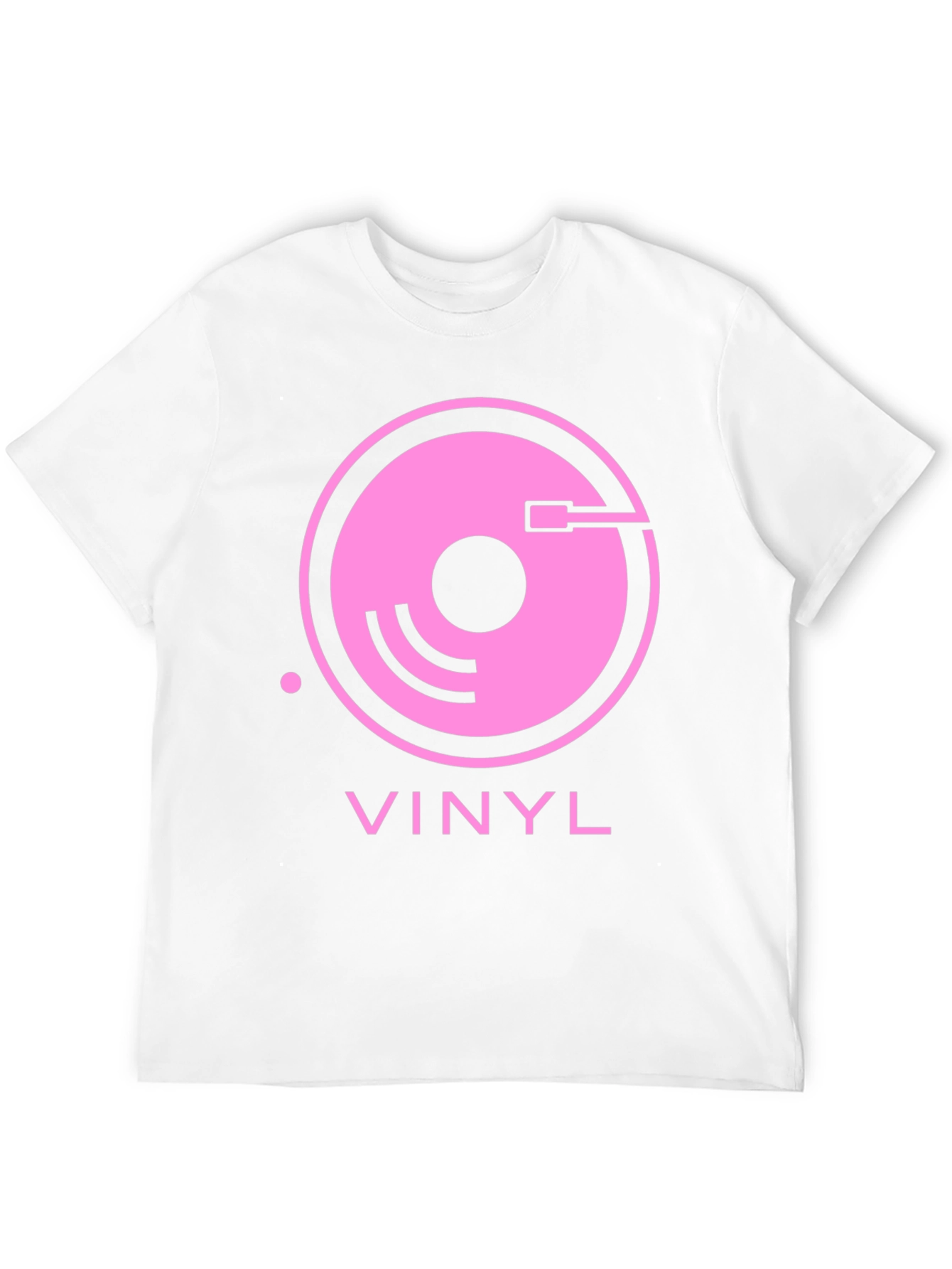 Black Vinyl Record Graphic Tee - Retro Music Lover Shirt view 12