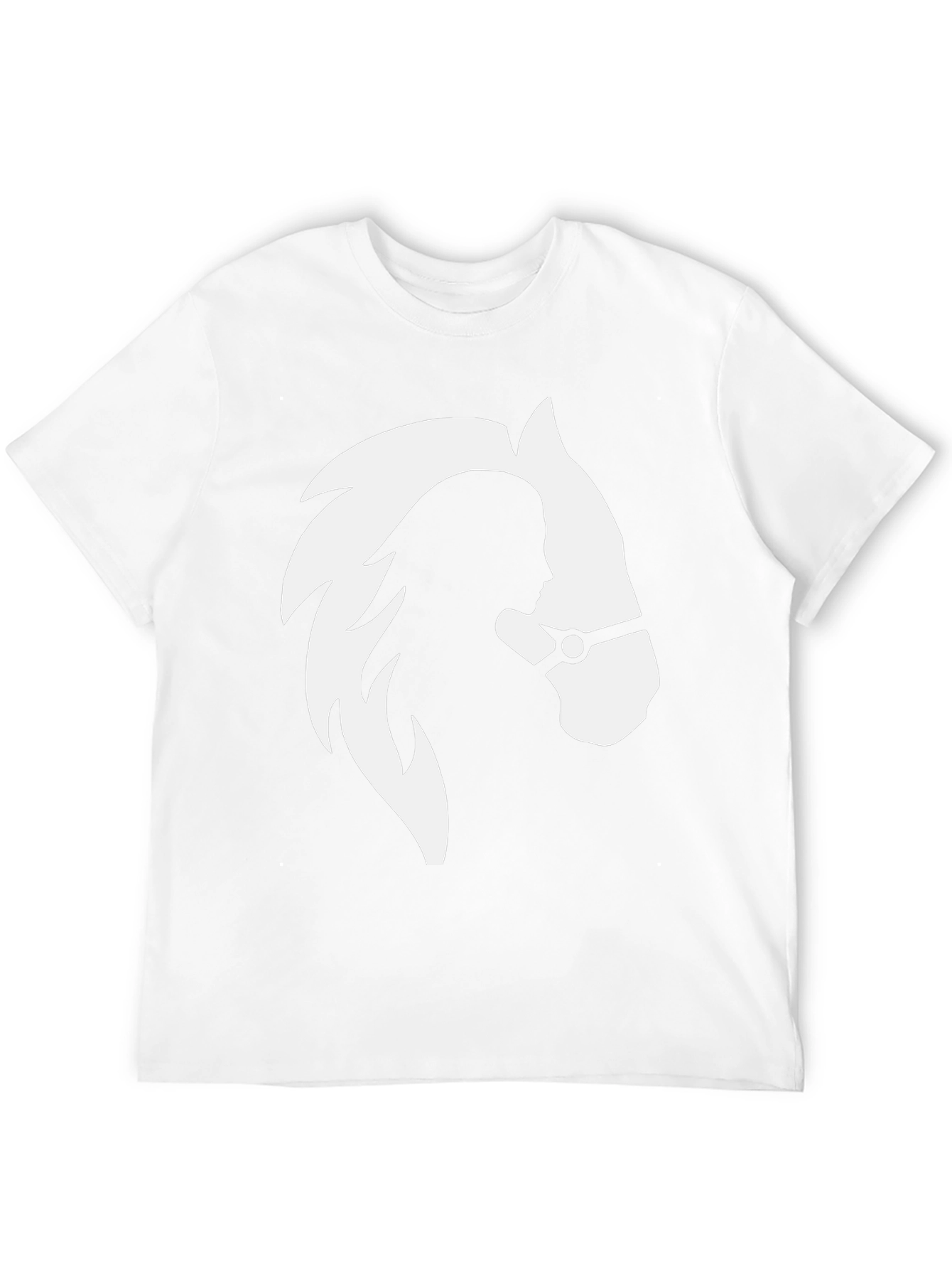 Black Equine Silhouette Graphic Tee - Stylish Unisex T-Shirt view 12