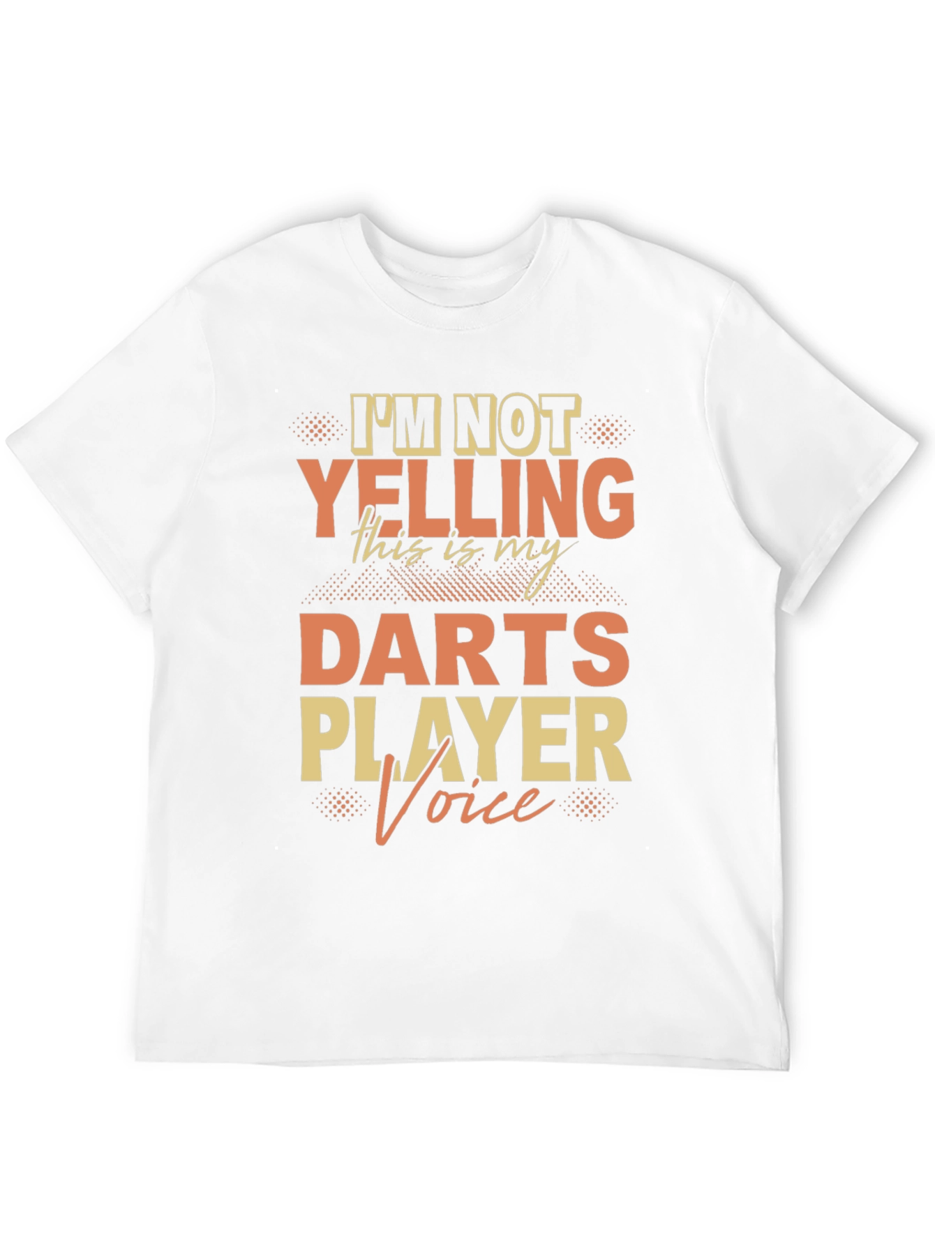 Black Darts Player Voice T-Shirt - Novelty Tee view 12