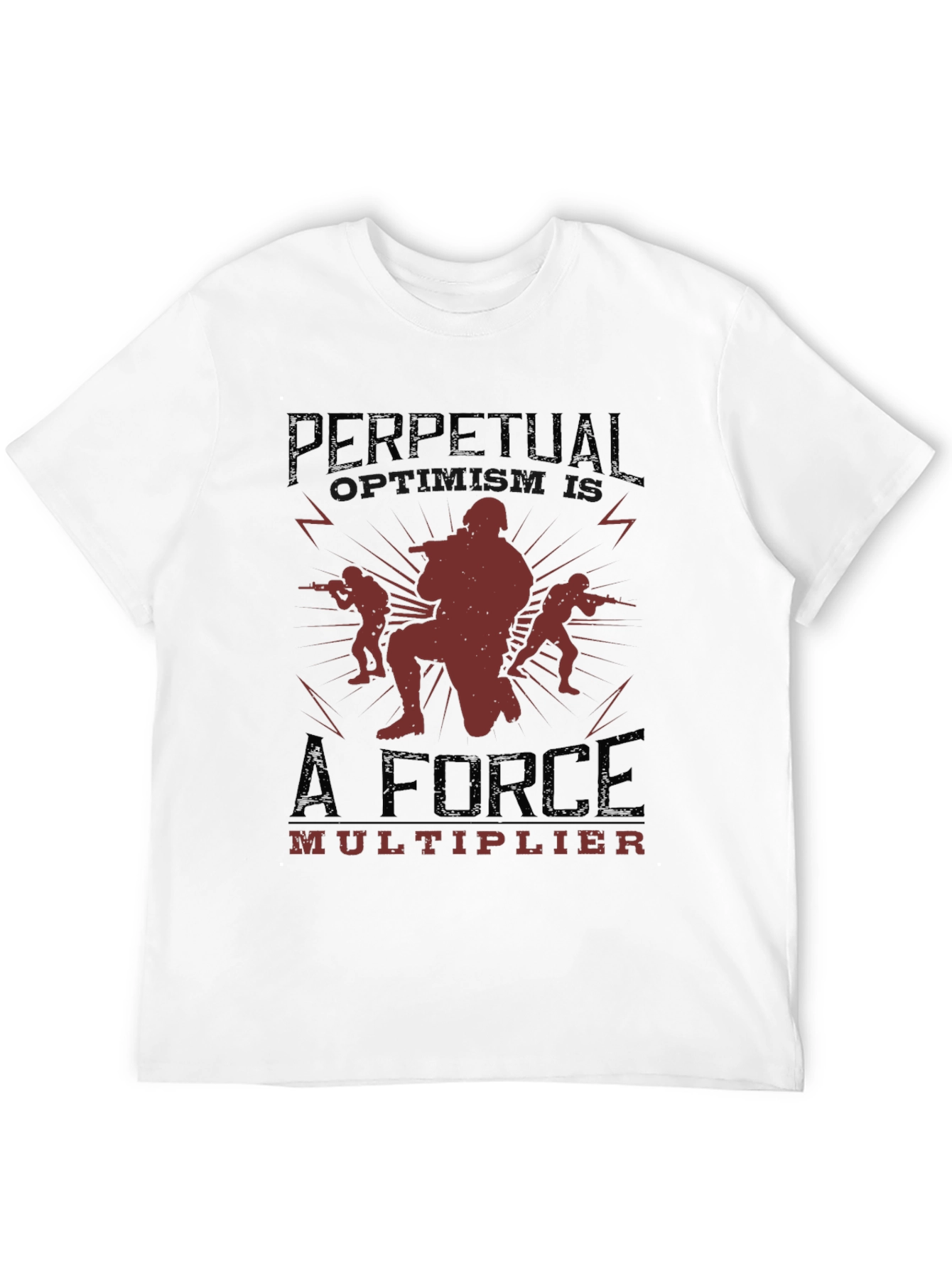 Black Perpetual Force Multiplier Graphic Tee - Tactical Style view 12