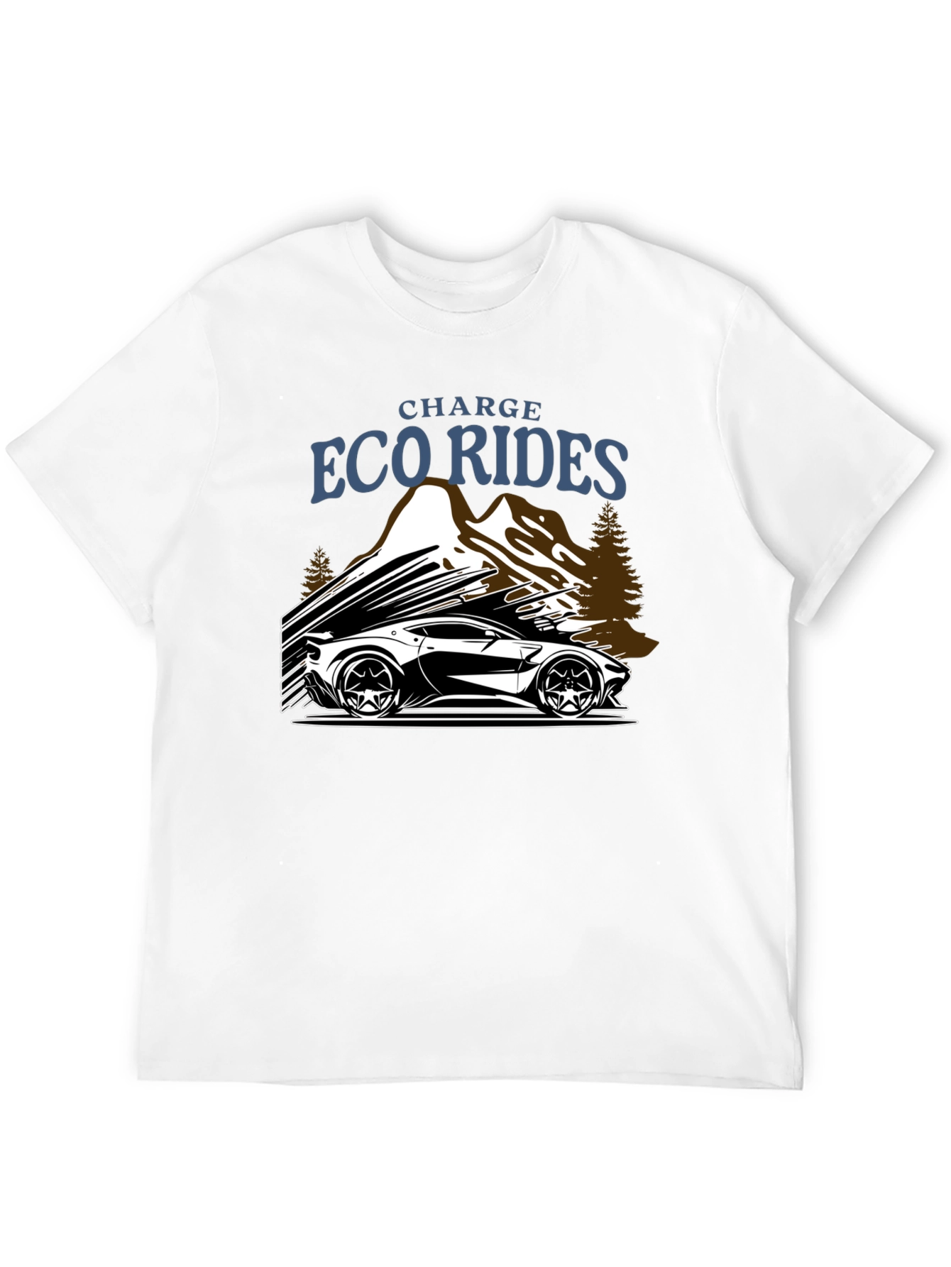 Eco Rides Graphic Tee - Charge Up Your Style - 12