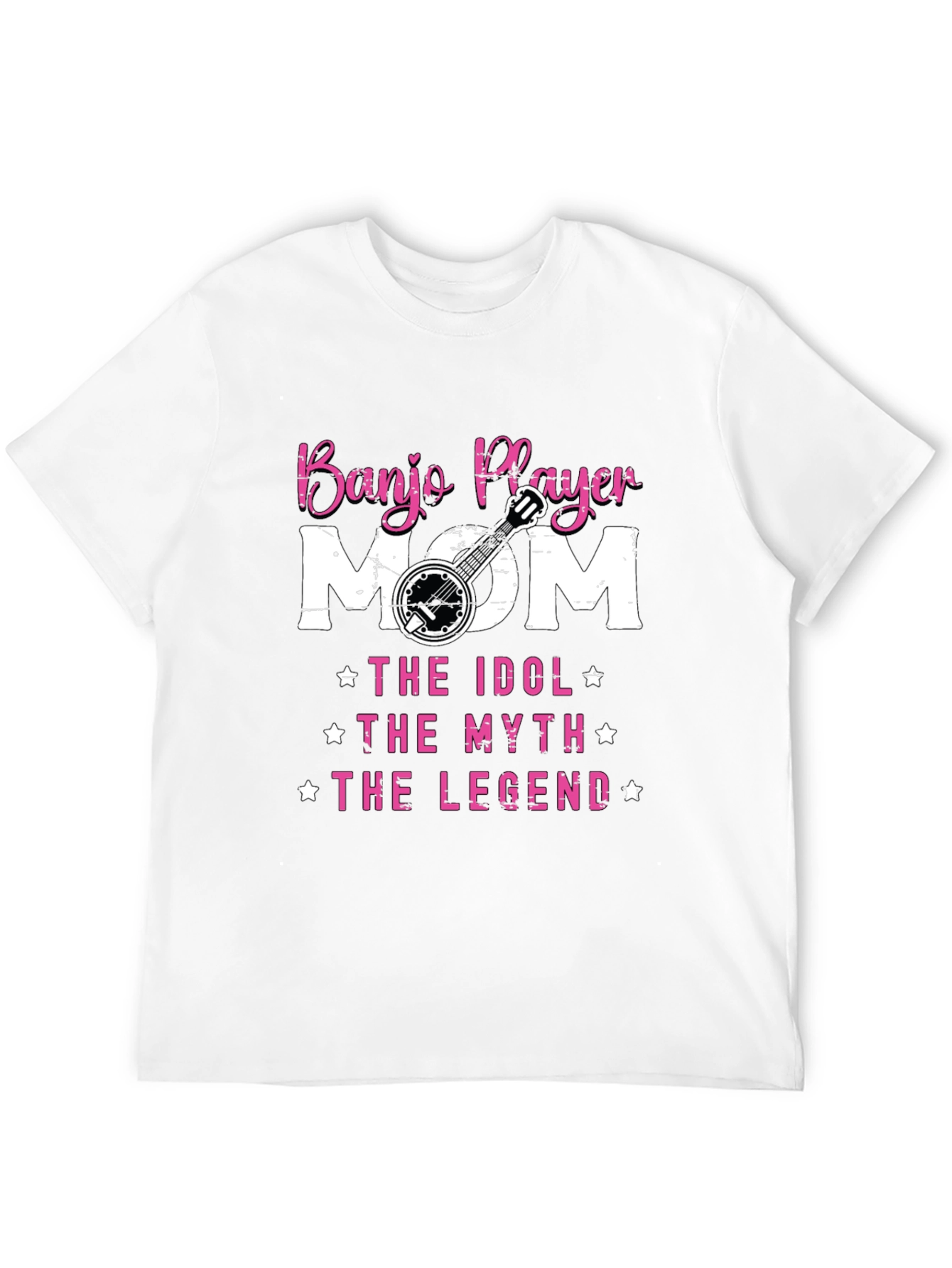 Black Banjo Player Mom T-Shirt - Idol, Myth, Legend Tee view 12