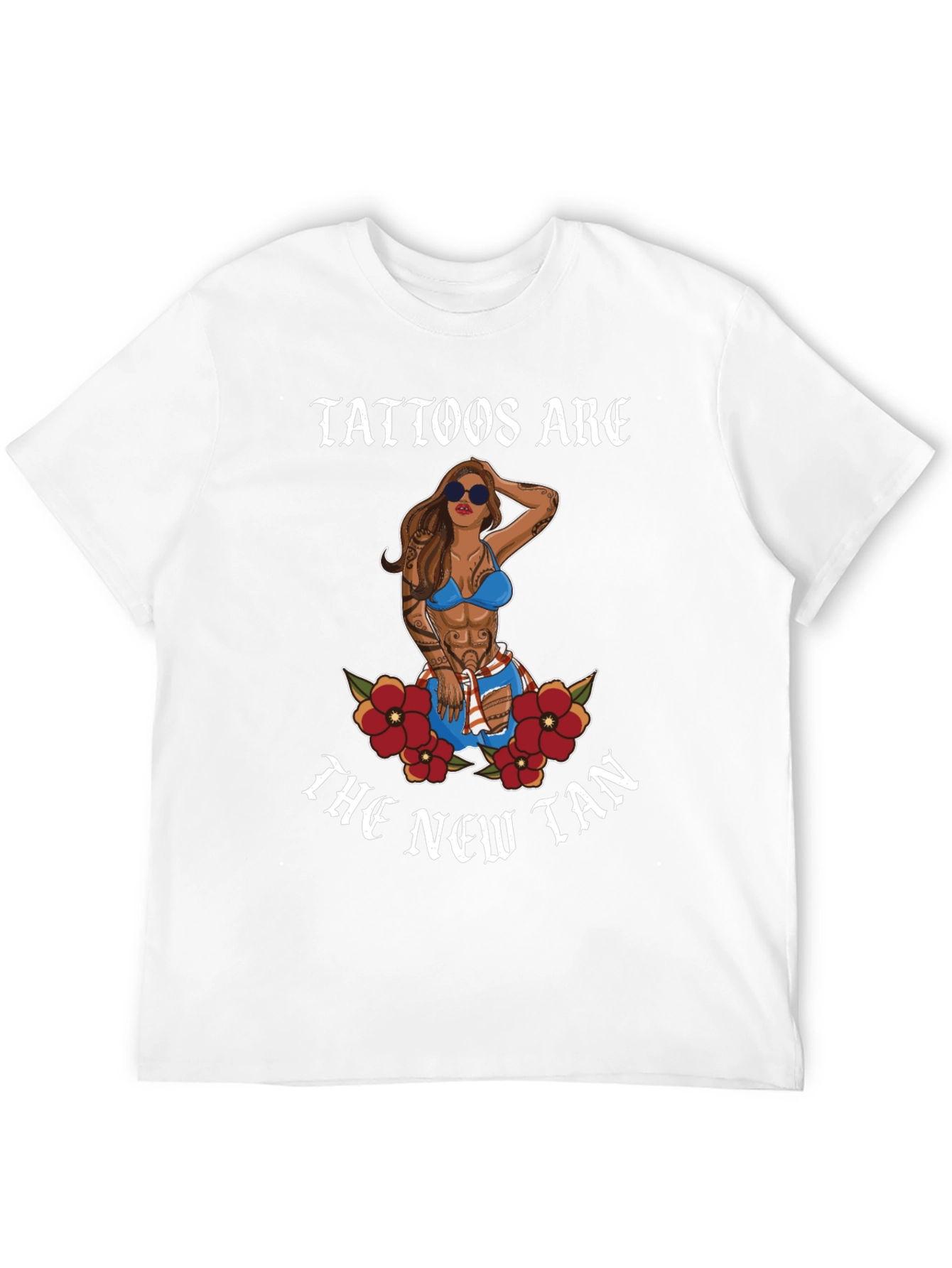 Tattoos Are The New Tan Graphic Tee - 12