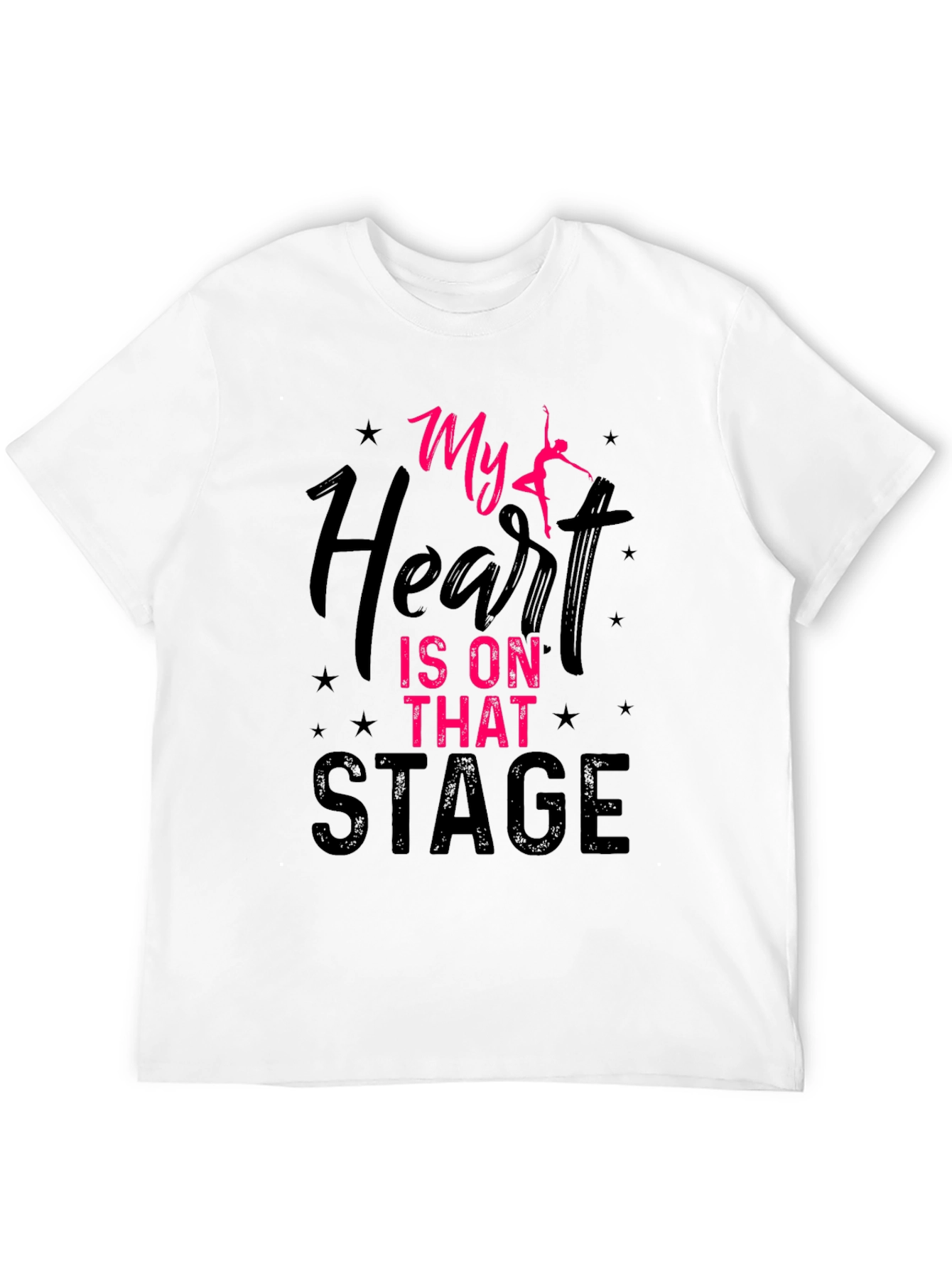 Black My Heart is on That Stage T-Shirt - Dance Lover Tee view 12