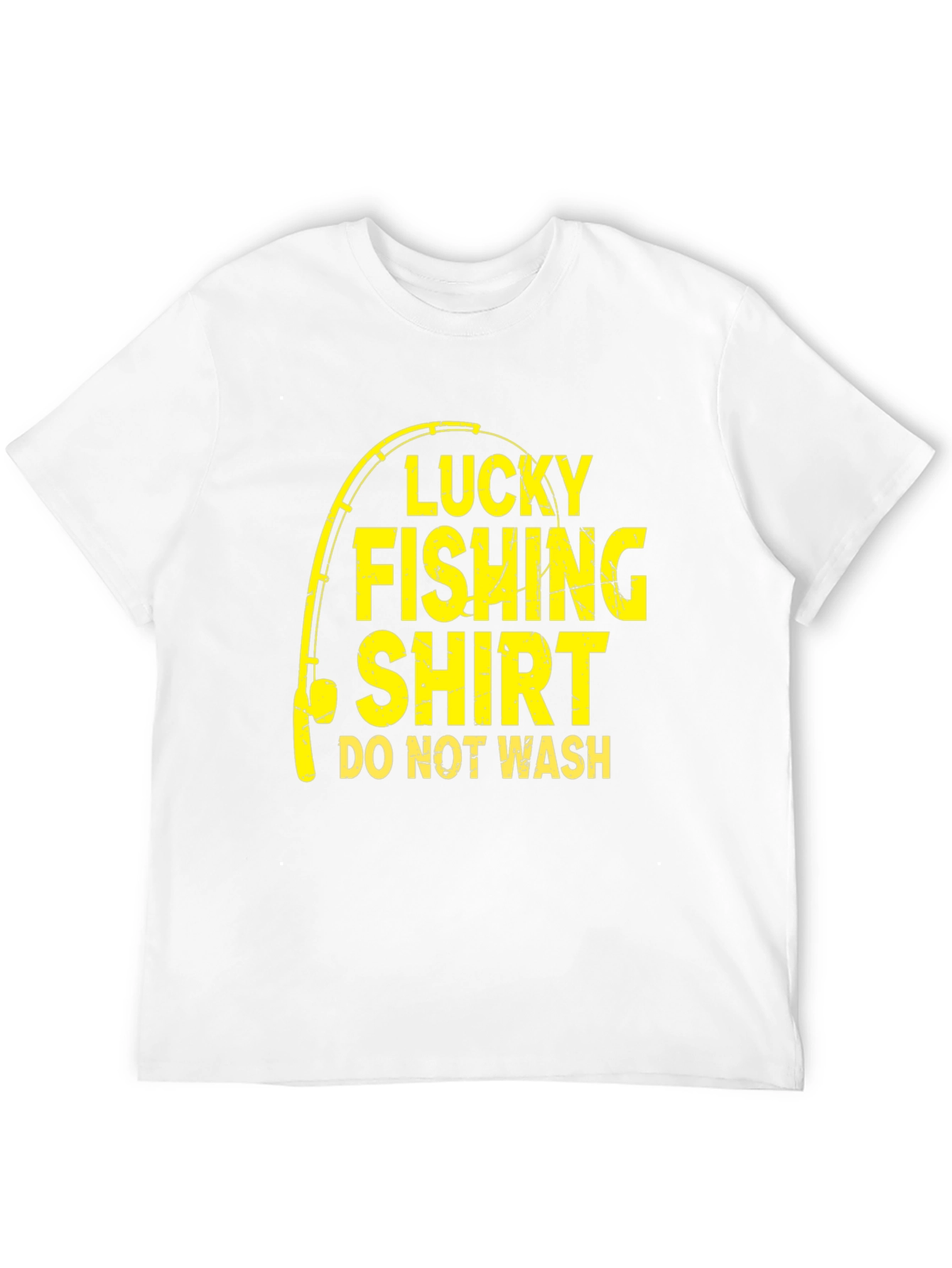Black Lucky Fishing Shirt - Novelty Graphic Tee view 12