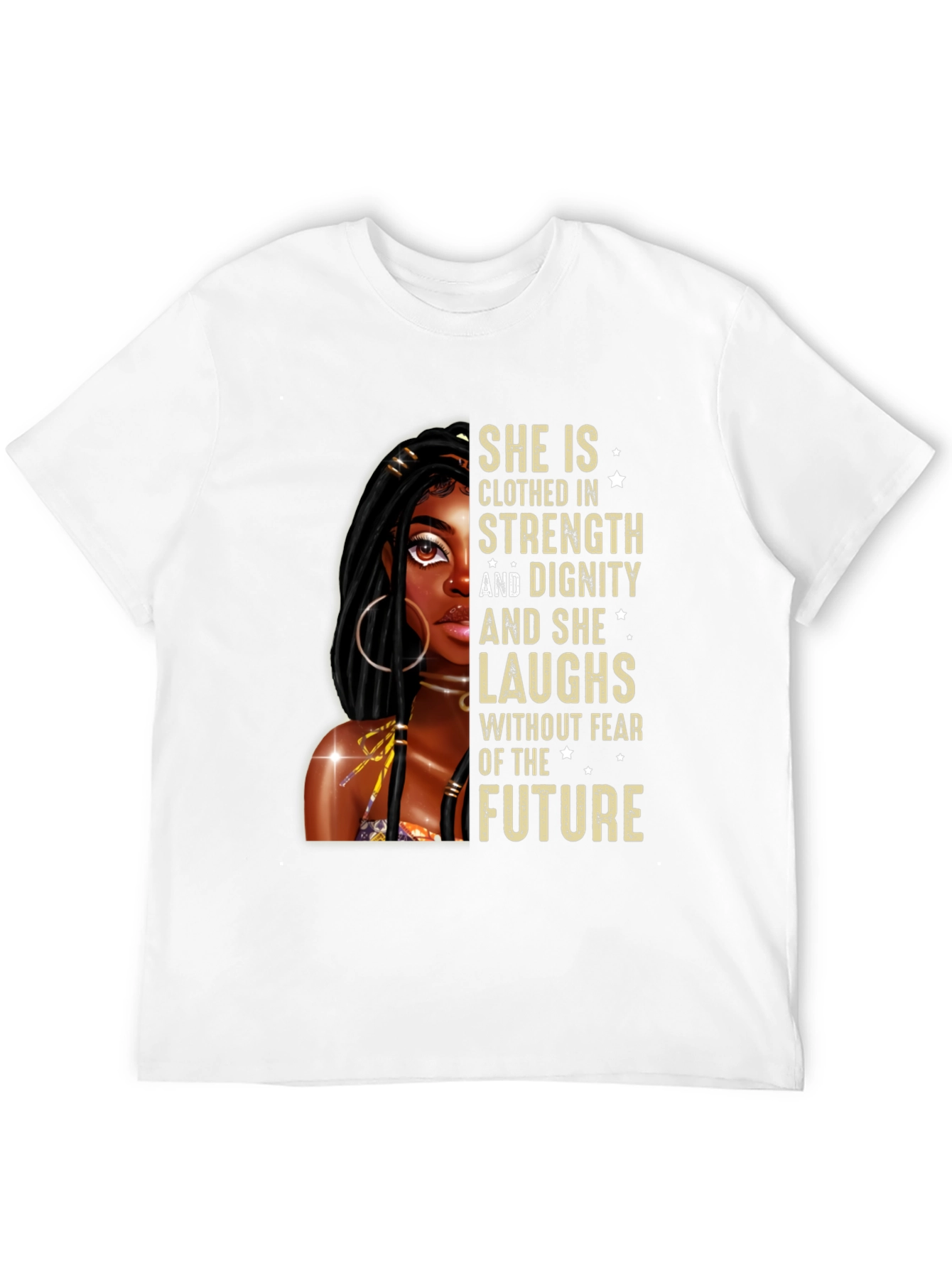 Black Strength & Dignity Graphic T-Shirt view 12