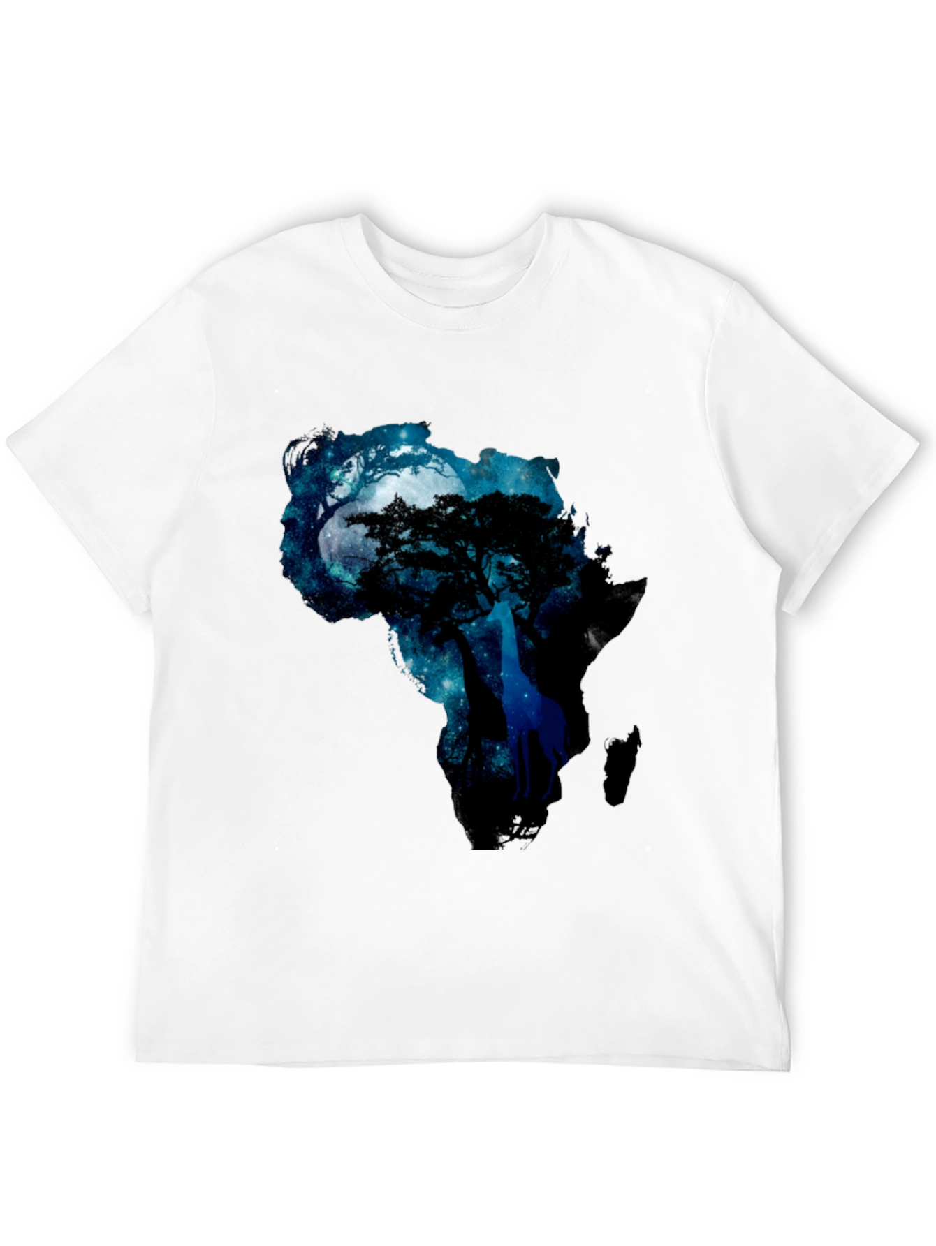 Black Africa Night Sky Graphic Tee - Mens view 12