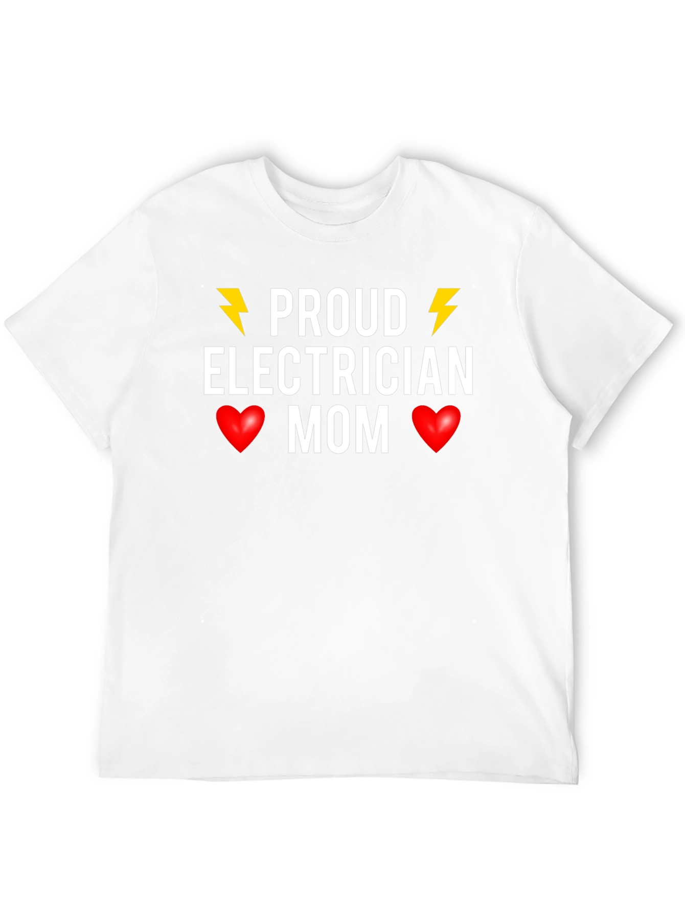 Black Proud Electrician Mom T-Shirt - Novelty Gift view 12