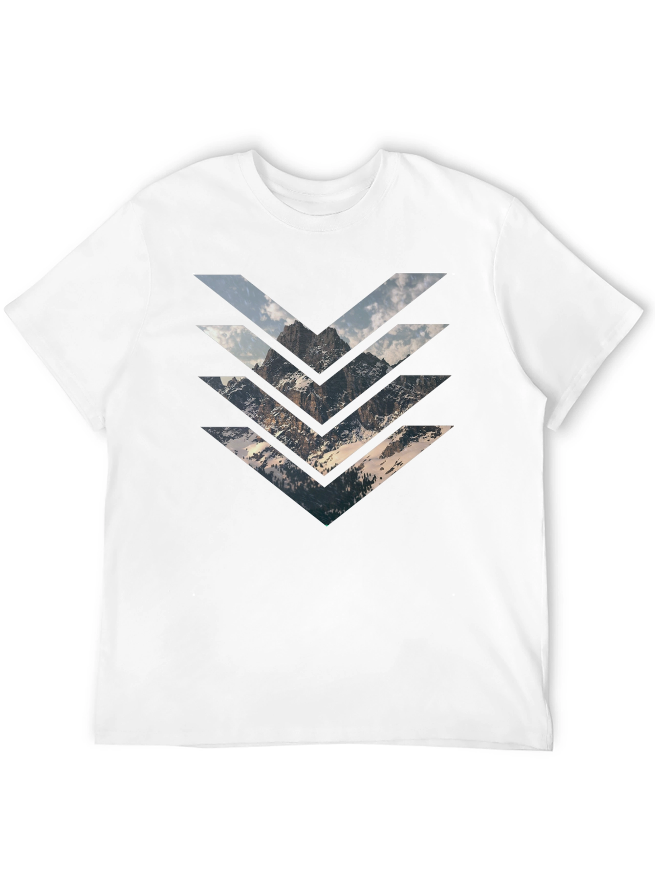 Black Mountain Arrow Graphic Black T-Shirt view 12