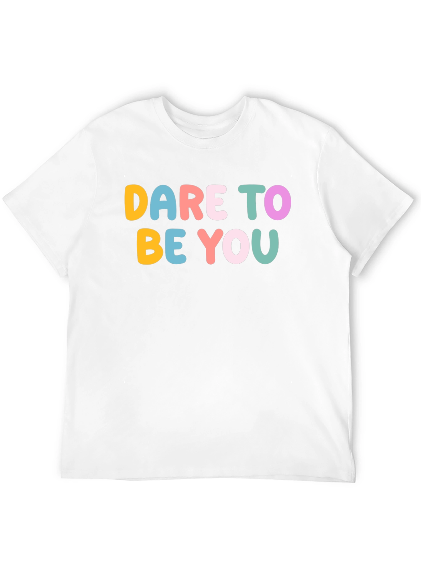 Black Dare to be You Graphic T-Shirt - Unisex view 12