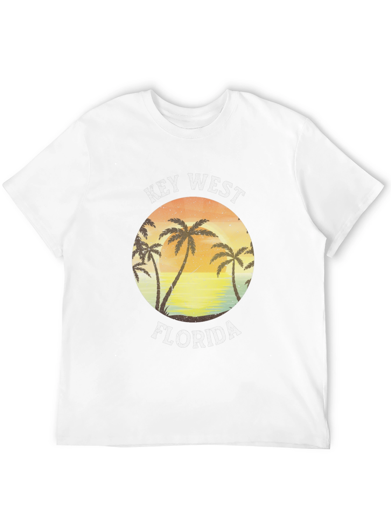 Key West Florida Palm Tree Graphic Tee - 12