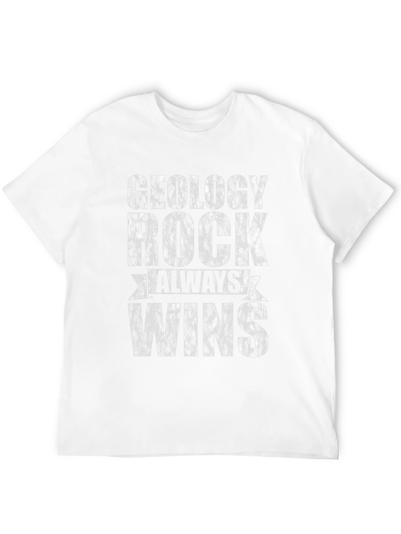 Black Geology Rock Always Wins Black Graphic Tee view 12