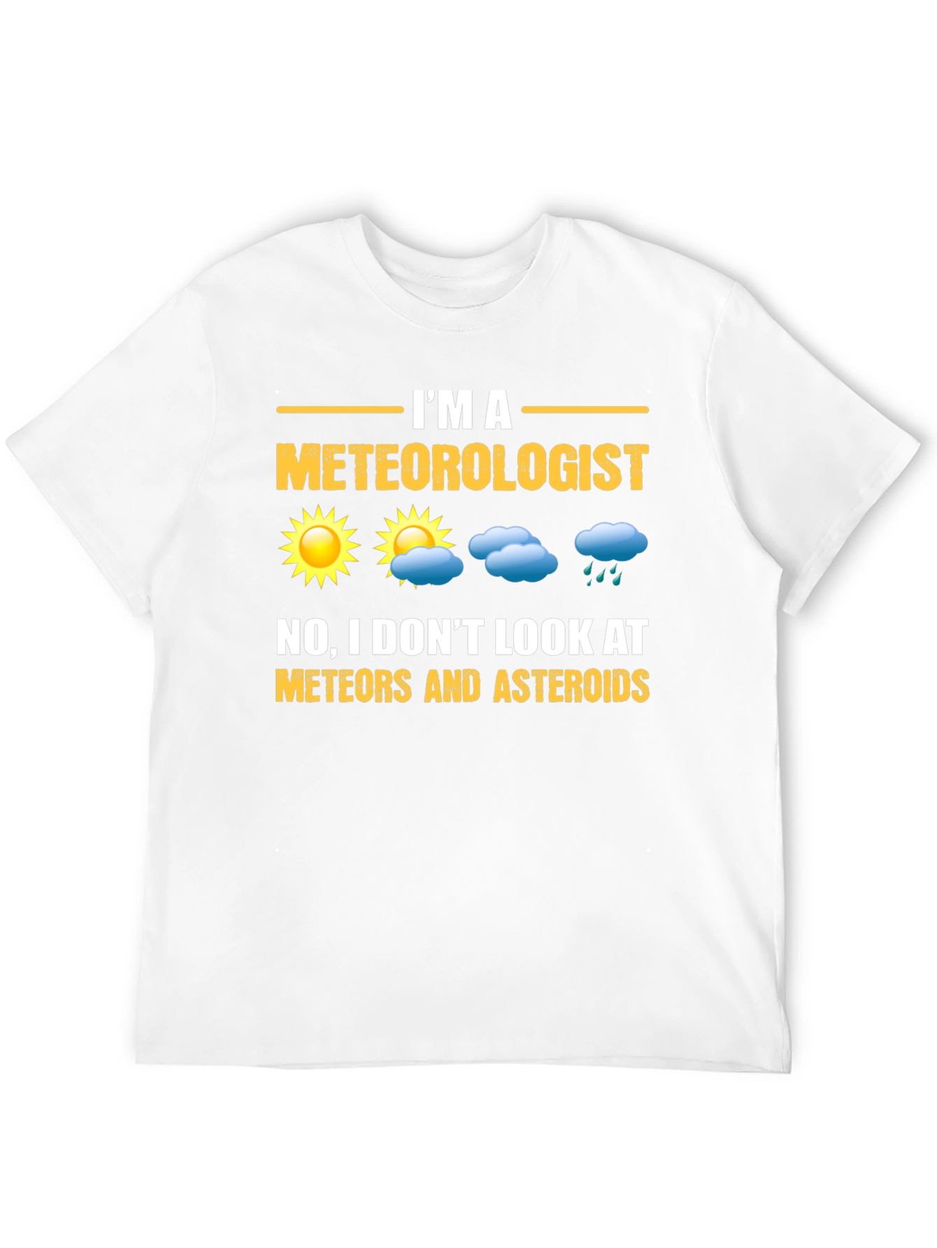 Black Meteorologist Funny Graphic T-Shirt view 12