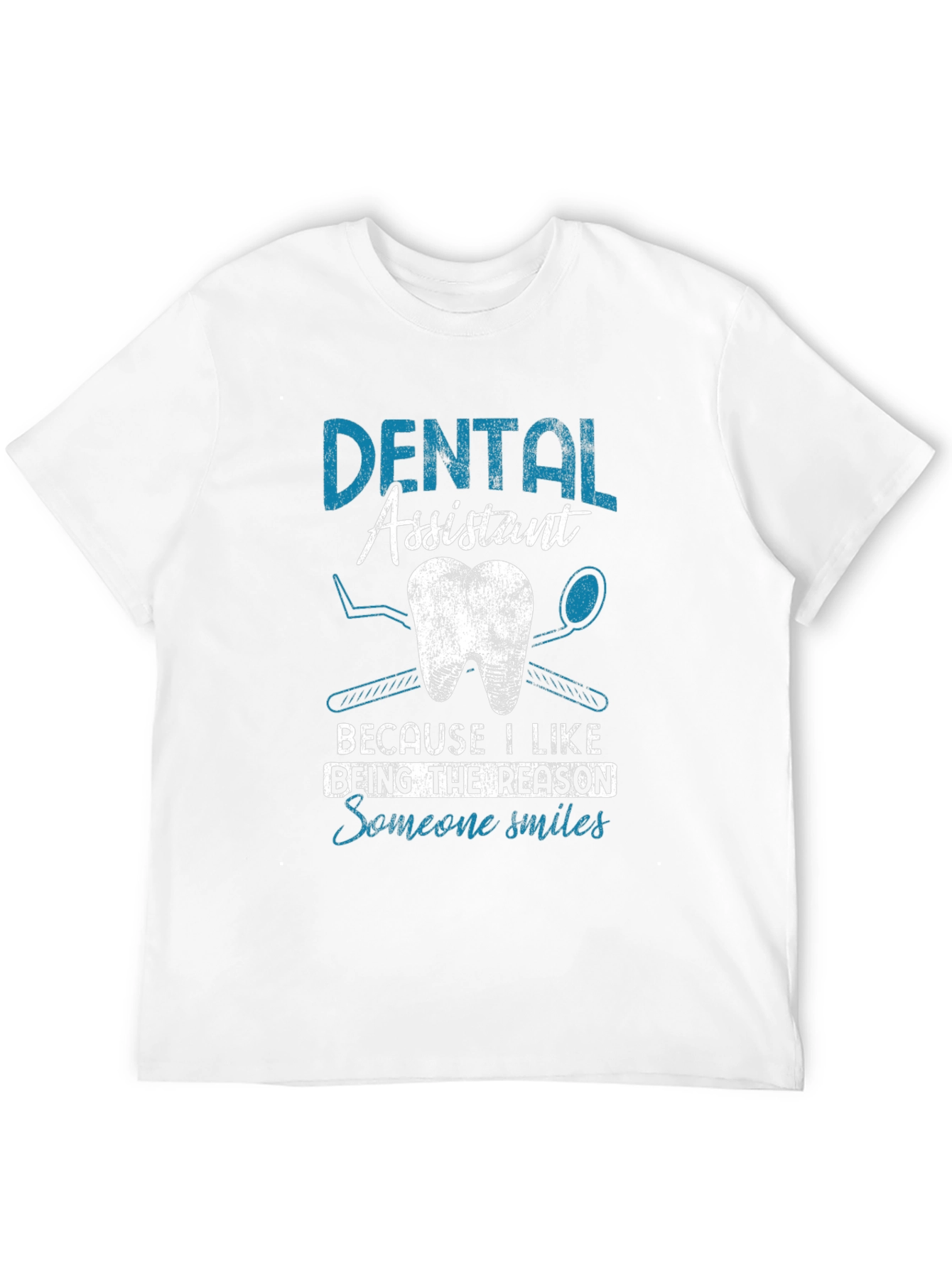 Black Dental Assistant Smile T-Shirt view 12