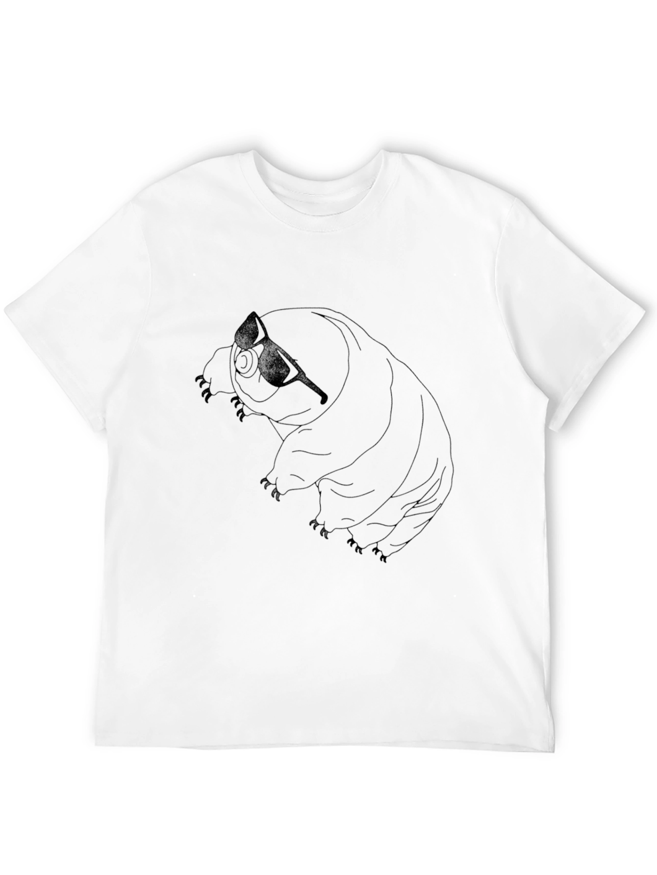 Black Cool Tardigrade Black T-Shirt view 12