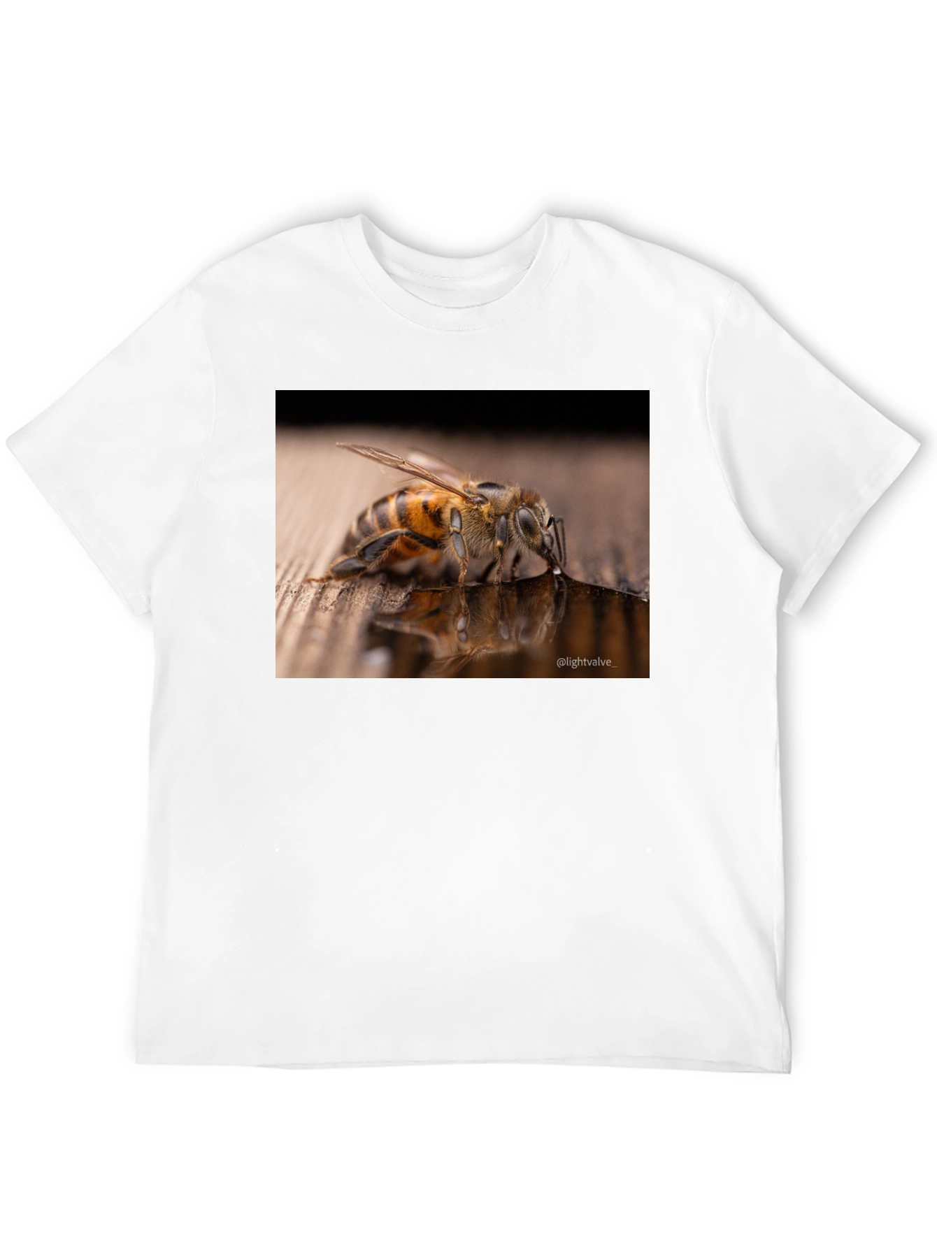 Black Bee Drinking T-Shirt - Nature Lover Tee view 12