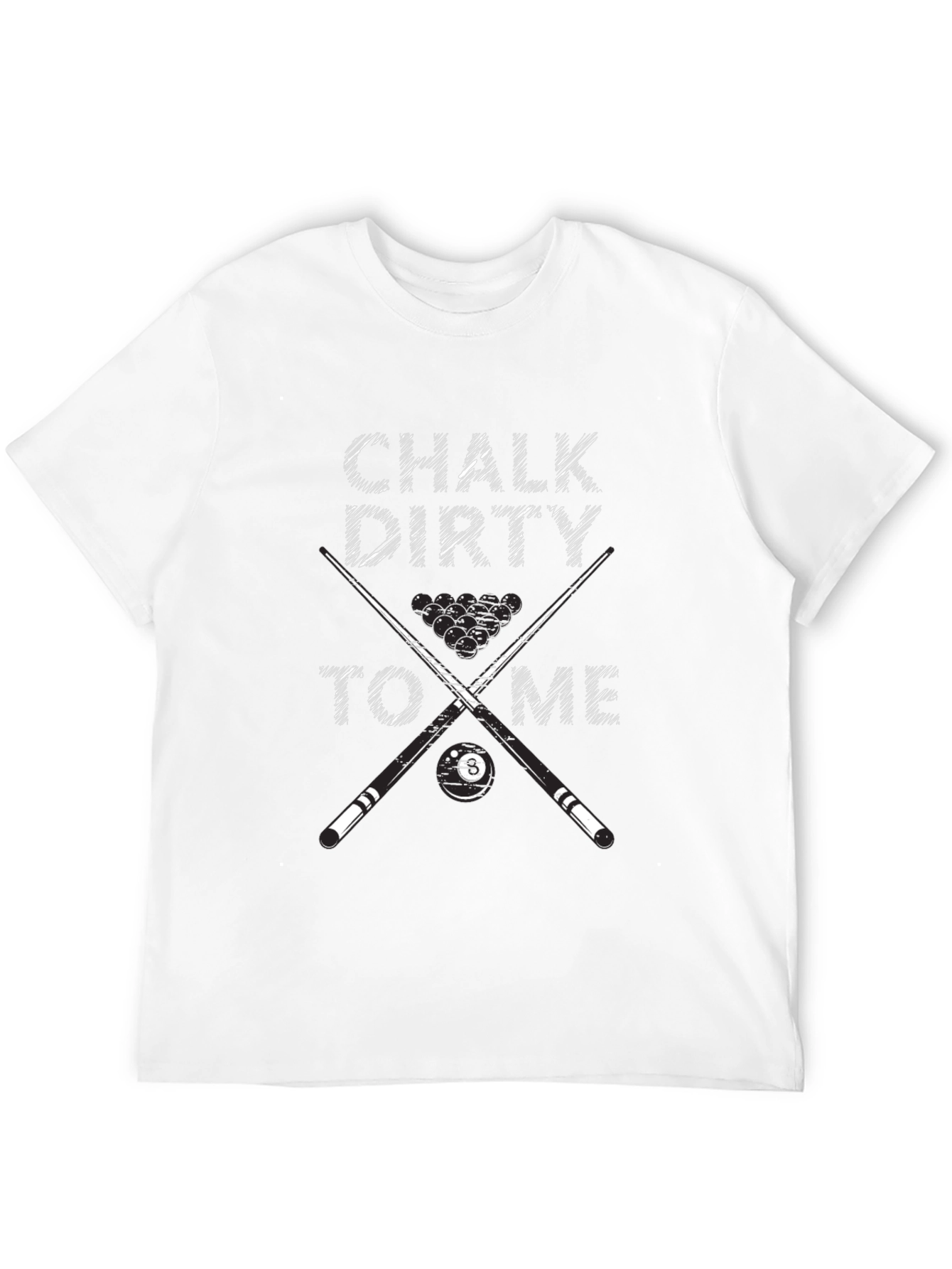 Chalk Dirty To Me Billiards Graphic T-Shirt - 12