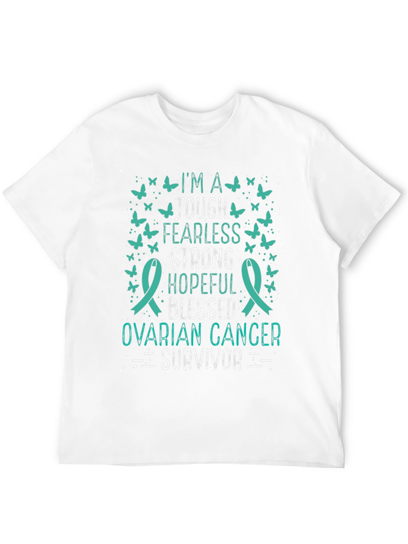 Ovarian Cancer Survivor Graphic Tee - 12