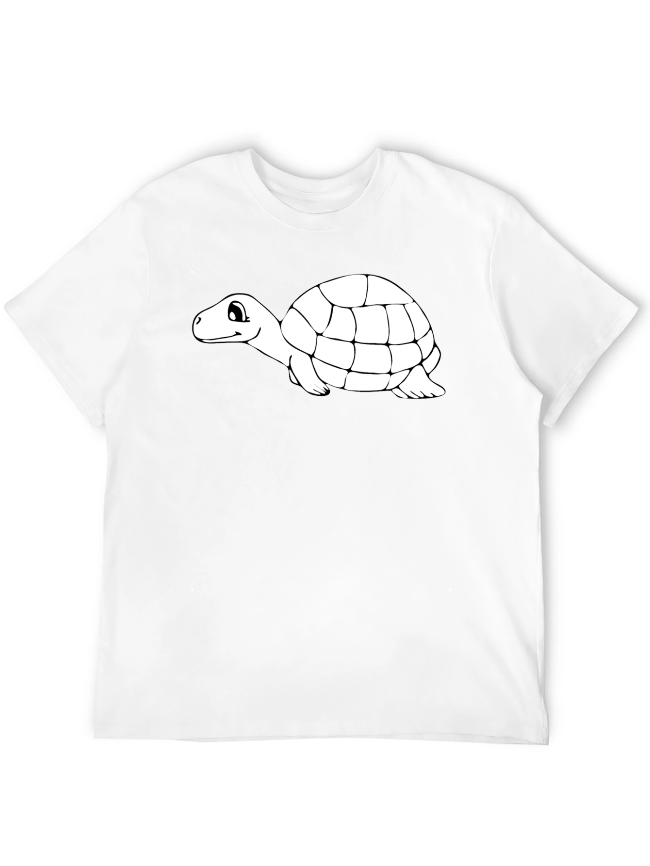 Black Turtle Graphic Tee - Black Cotton T-Shirt view 12