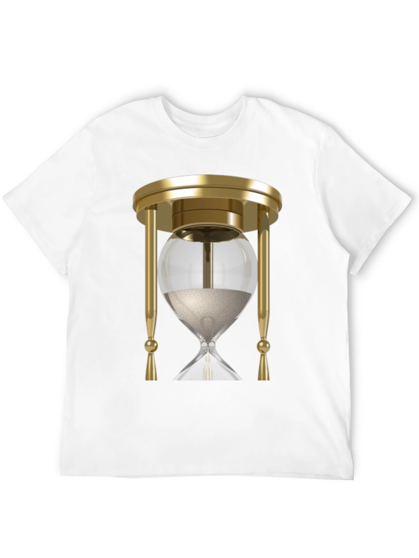 Black Hourglass Graphic Tee - Timeless Style! view 12