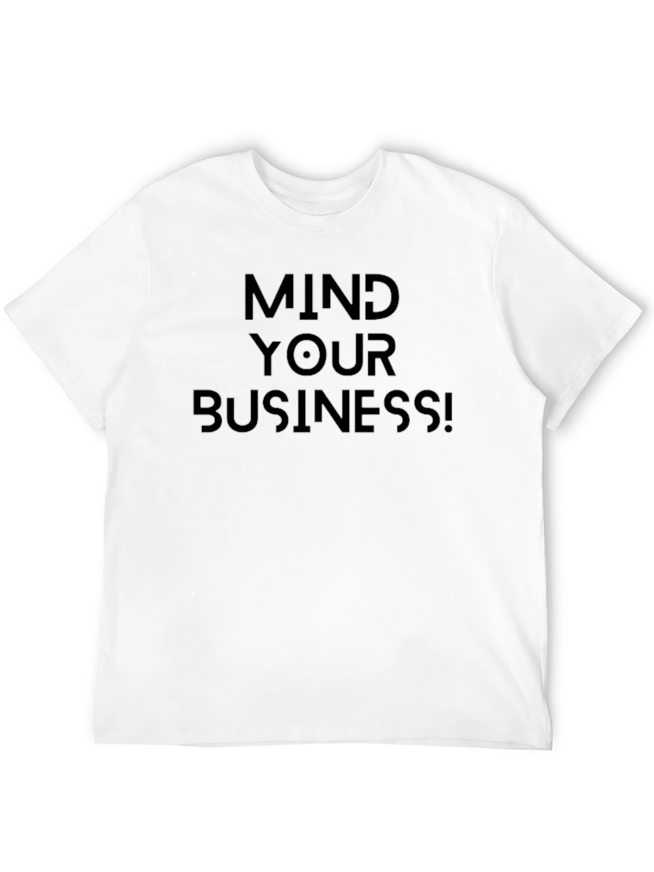 Black Mind Your Business Black Graphic Tee view 12