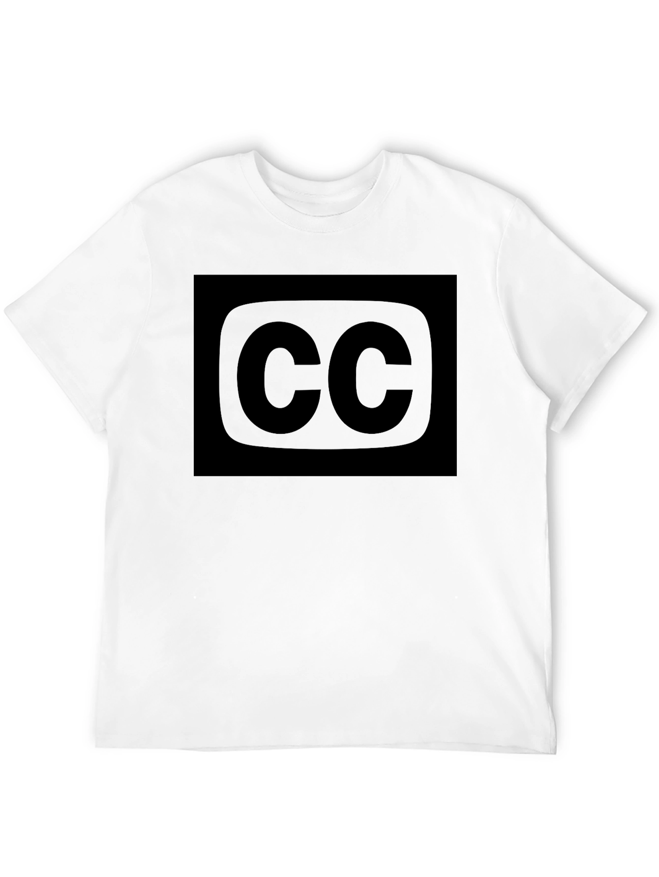 Black Black "CC" Graphic Tee - Men's Casual Style view 12