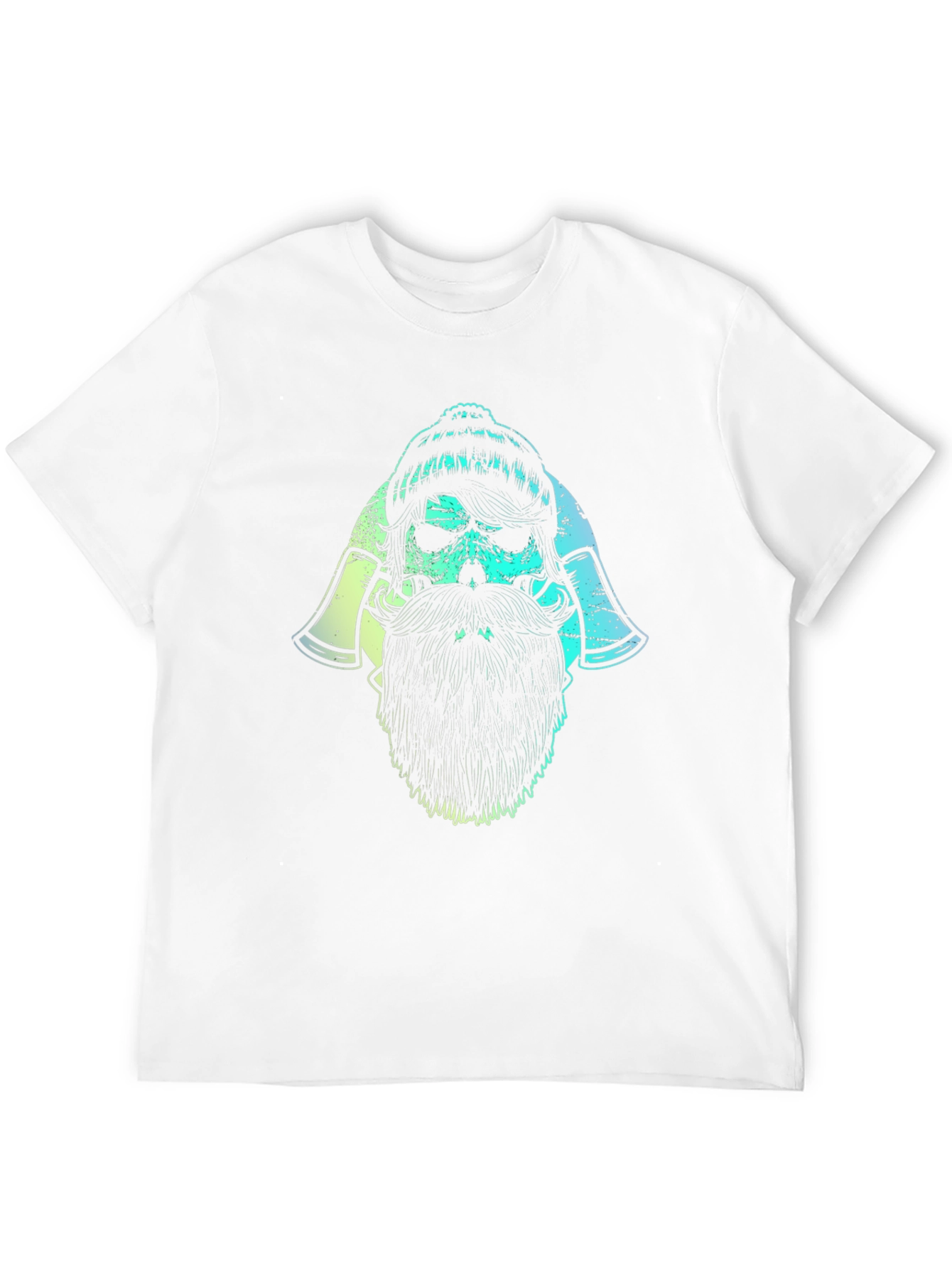 Black Lumberjack Skull Graphic Tee - Black Cotton Blend view 12