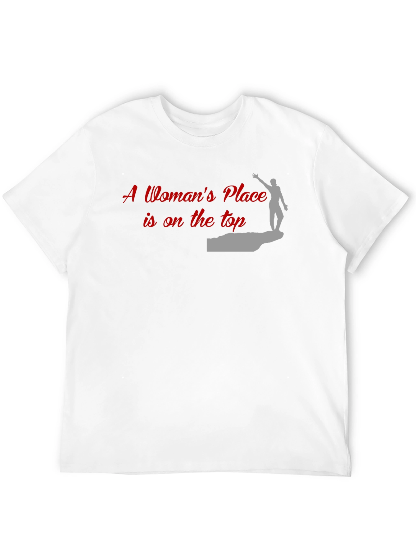 Black Empowered Woman T-Shirt: 'A Woman's Place is on the Top' view 12