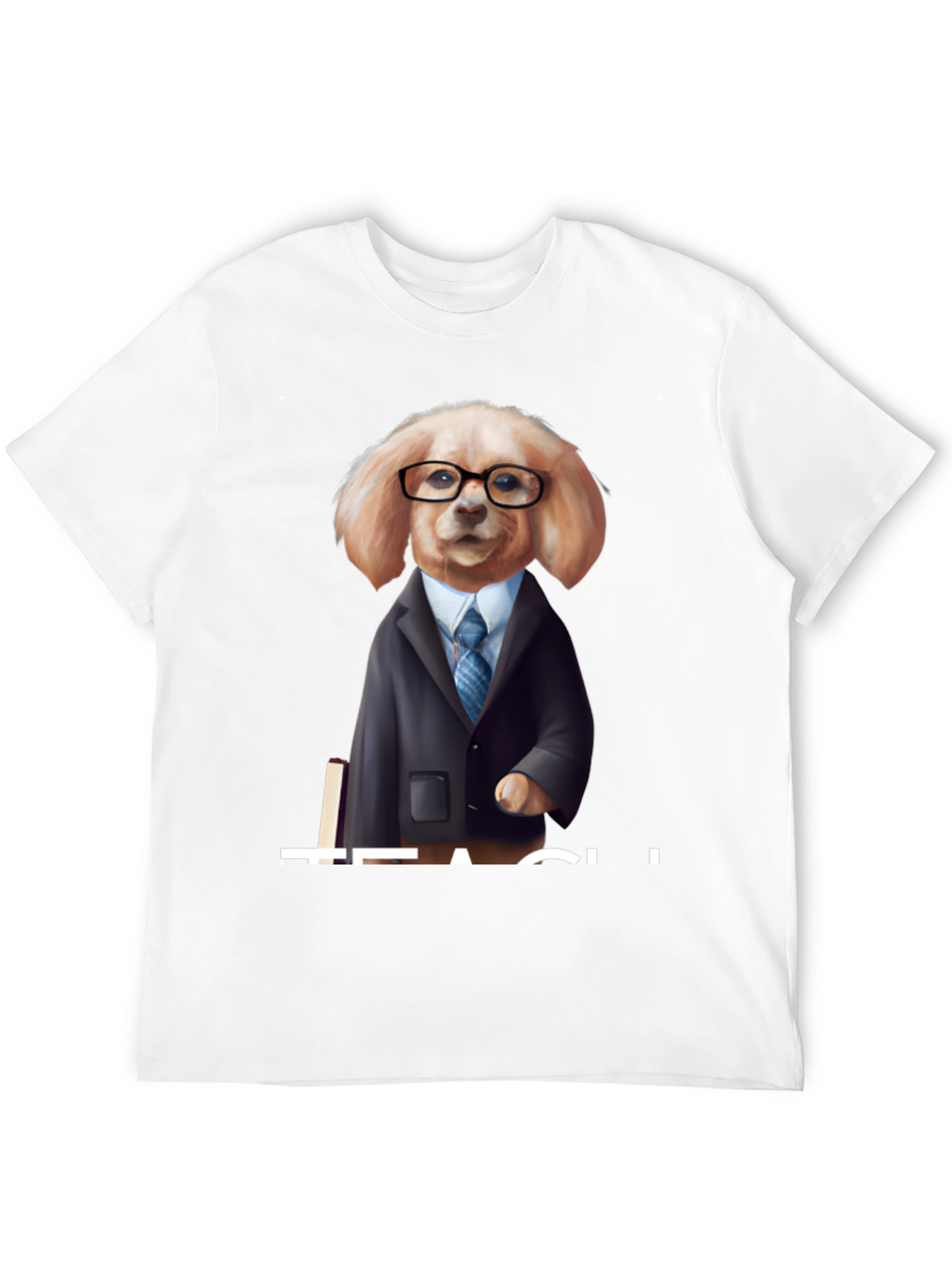 Black Teacher Dog Graphic T-Shirt view 12