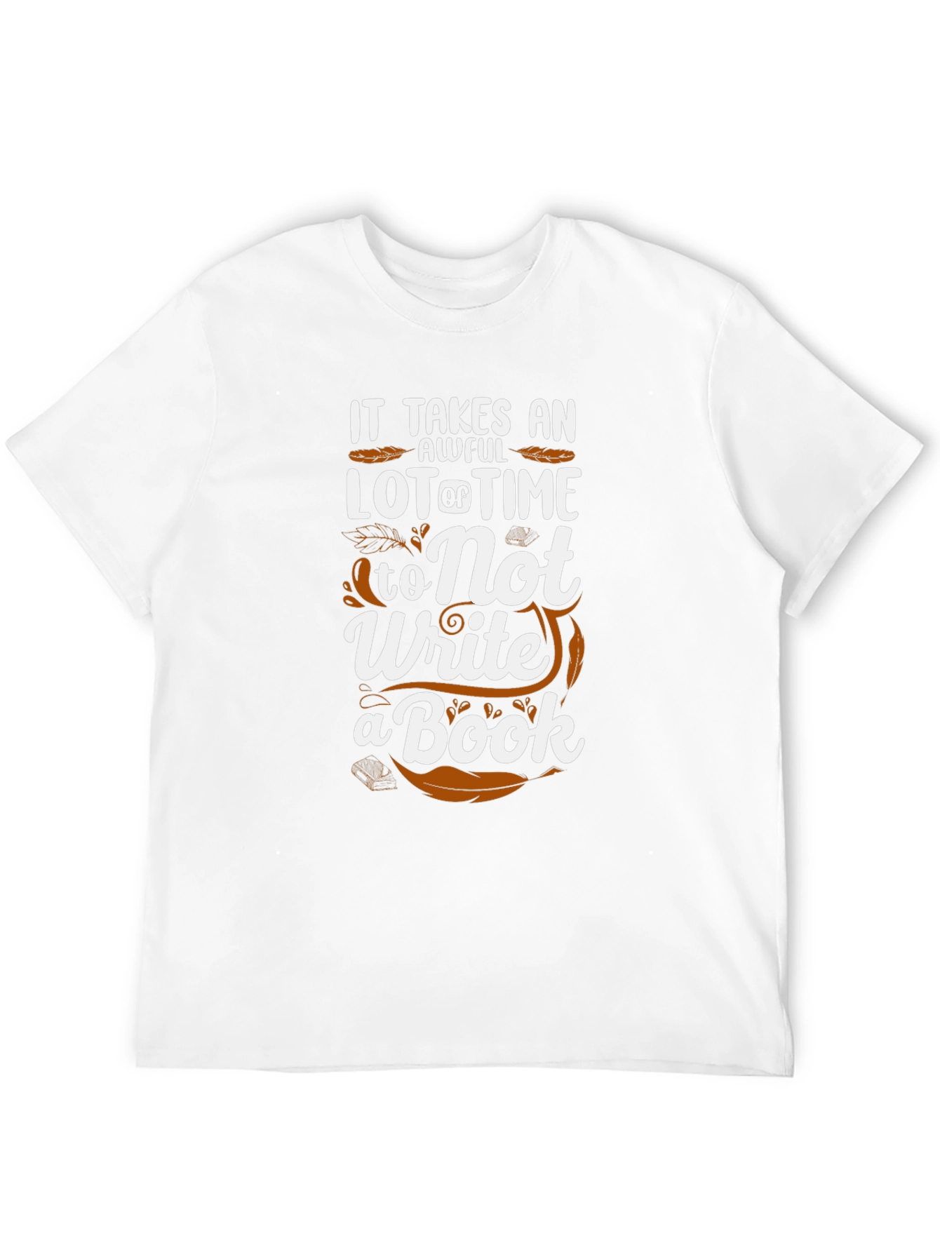 Black It Takes An Awful Lot Of Time To Not Write A Book T-Shirt view 12