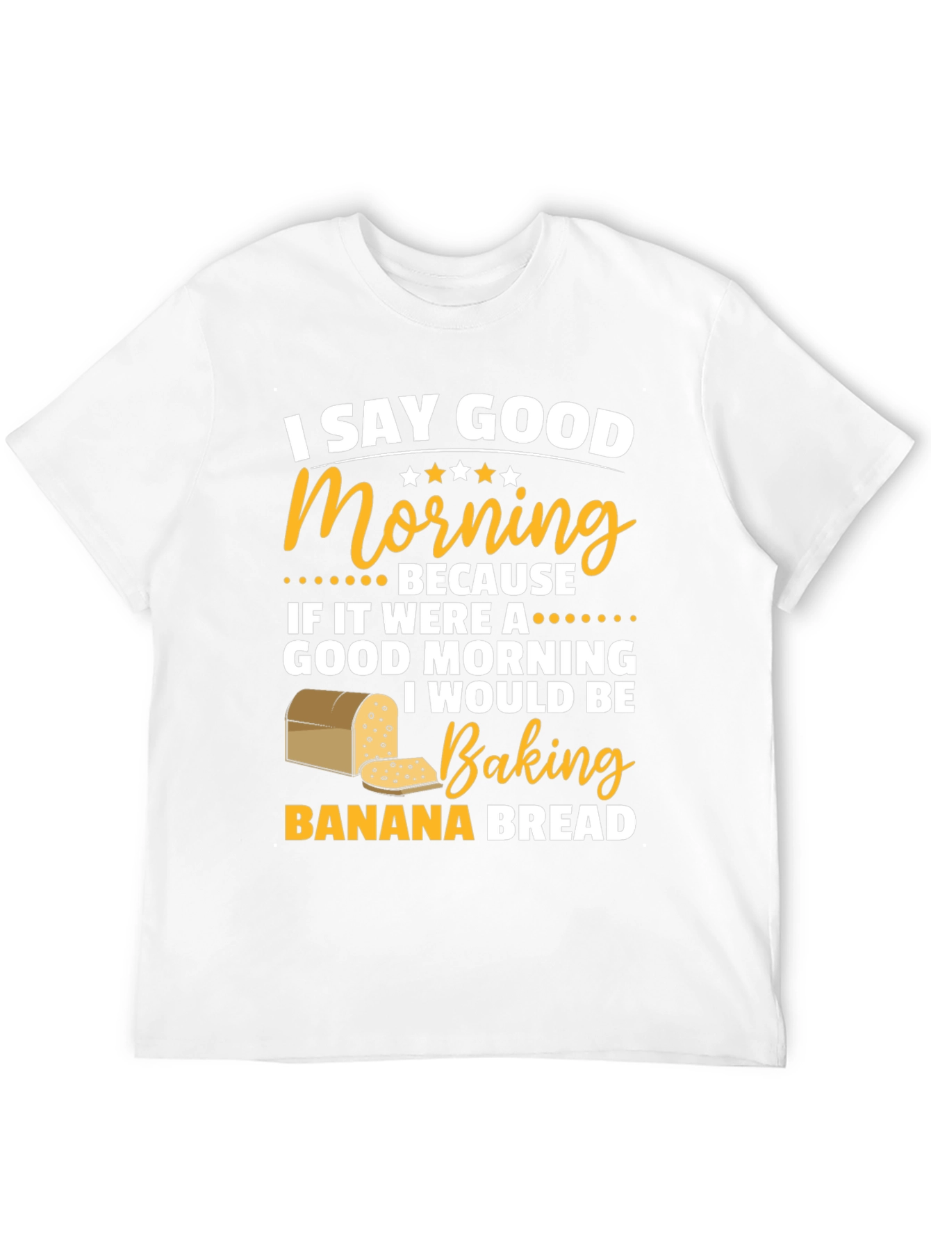 Black Good Morning Banana Bread T-Shirt view 12