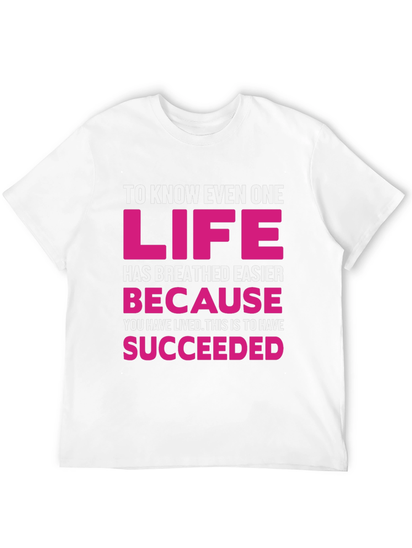 Black Inspirational Graphic Tee - Life Succeeded view 12