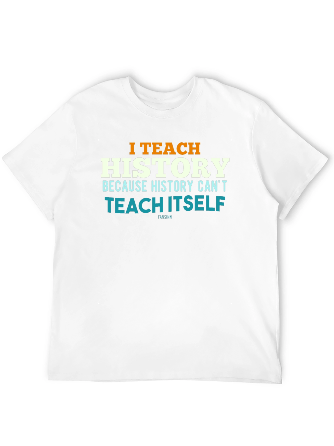Black I Teach History T-Shirt - History Teacher Gift view 12