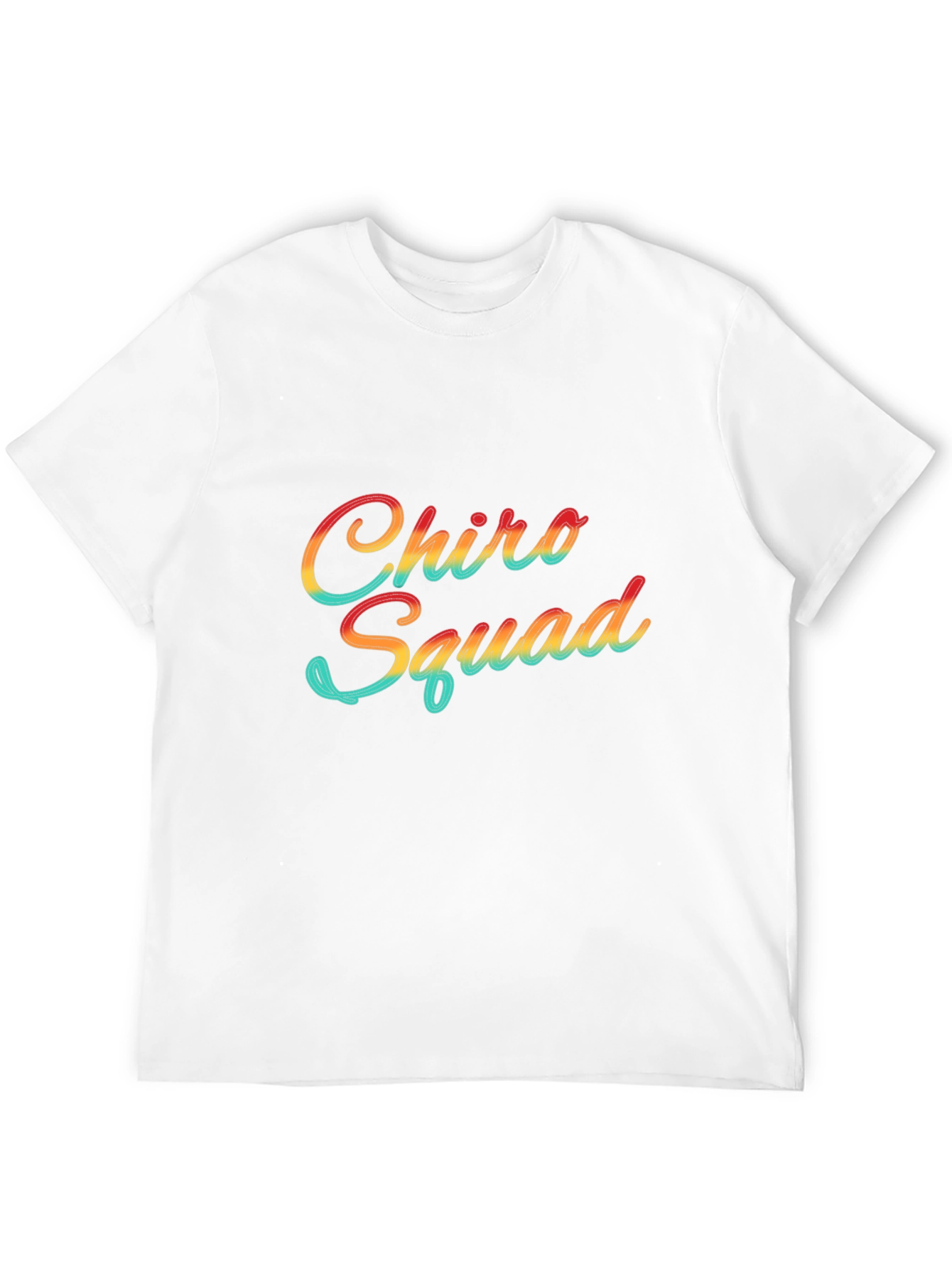 Black Chiro Squad Retro Style Black T-Shirt view 12