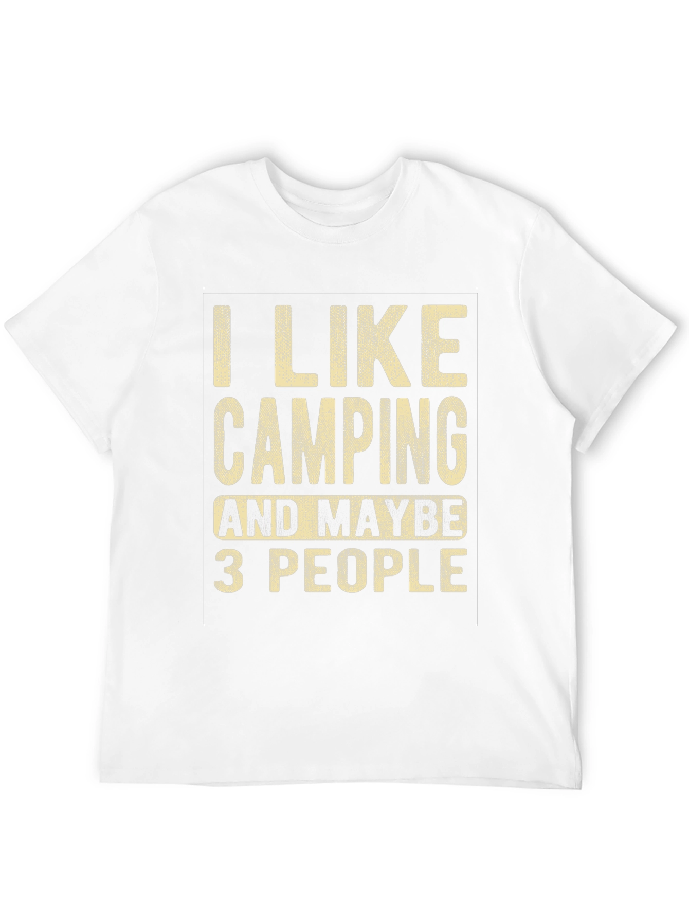Black I Like Camping T-Shirt - Funny Camping Tee view 12