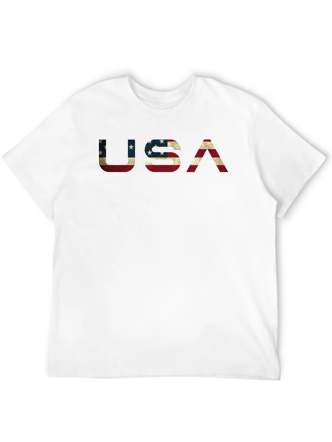 Black USA Flag Graphic T-Shirt Patriotic Tee view 12