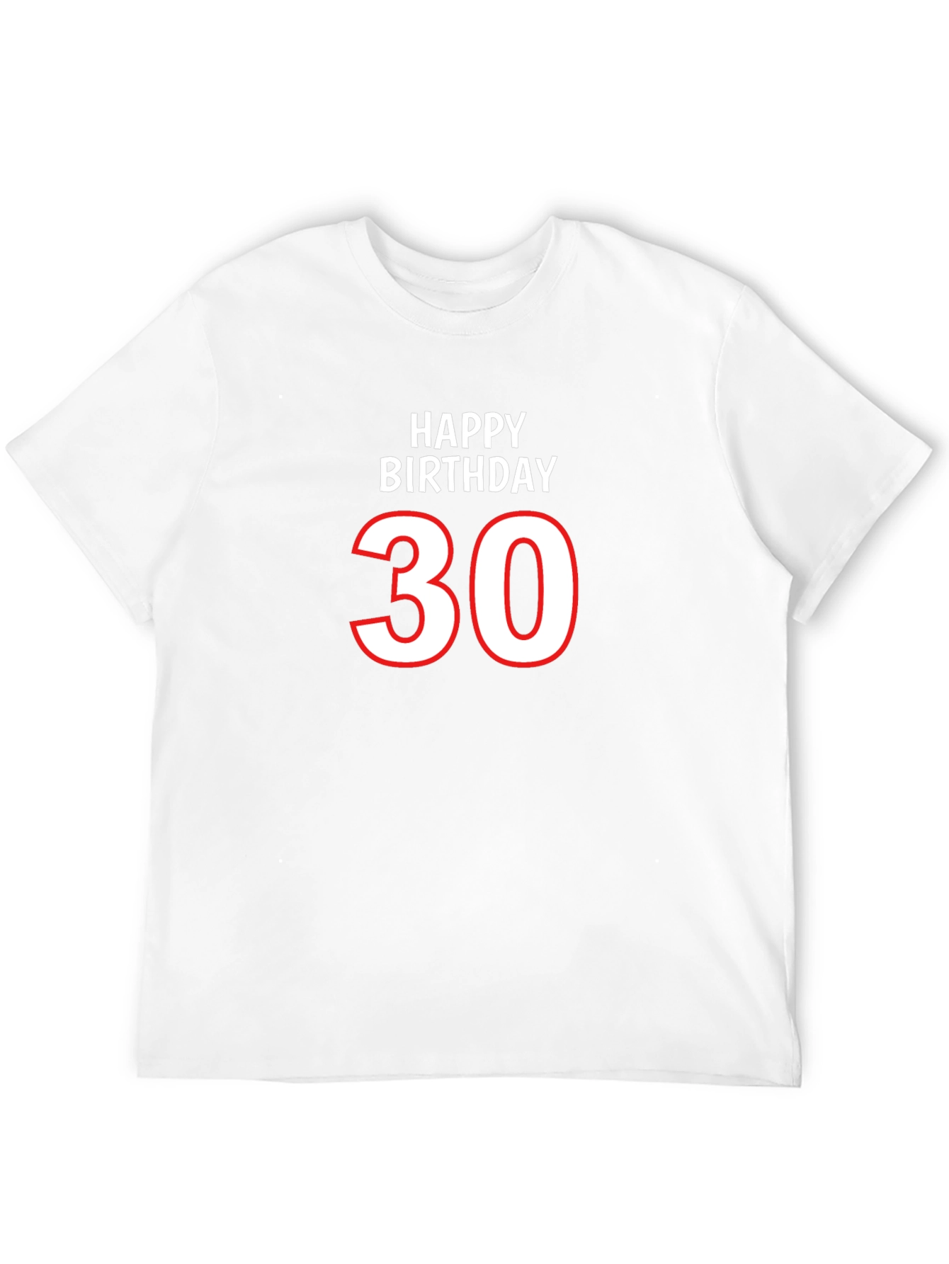 Black Happy 30th Birthday Graphic Tee view 12