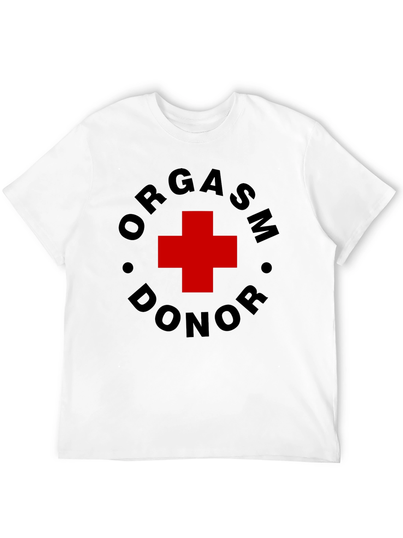 Black Orgasm Donor Graphic T-Shirt - Bold & Funny Design view 12