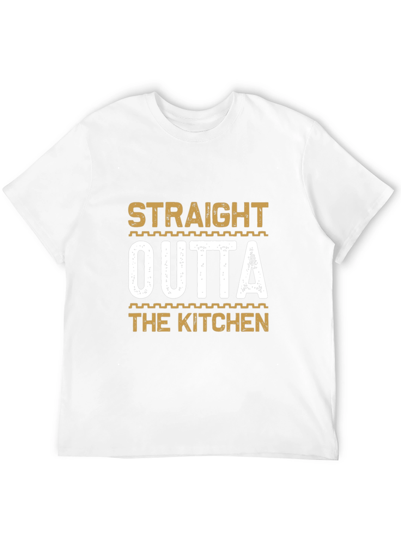 Black Straight Outta The Kitchen T-Shirt - Funny Chef Tee view 12