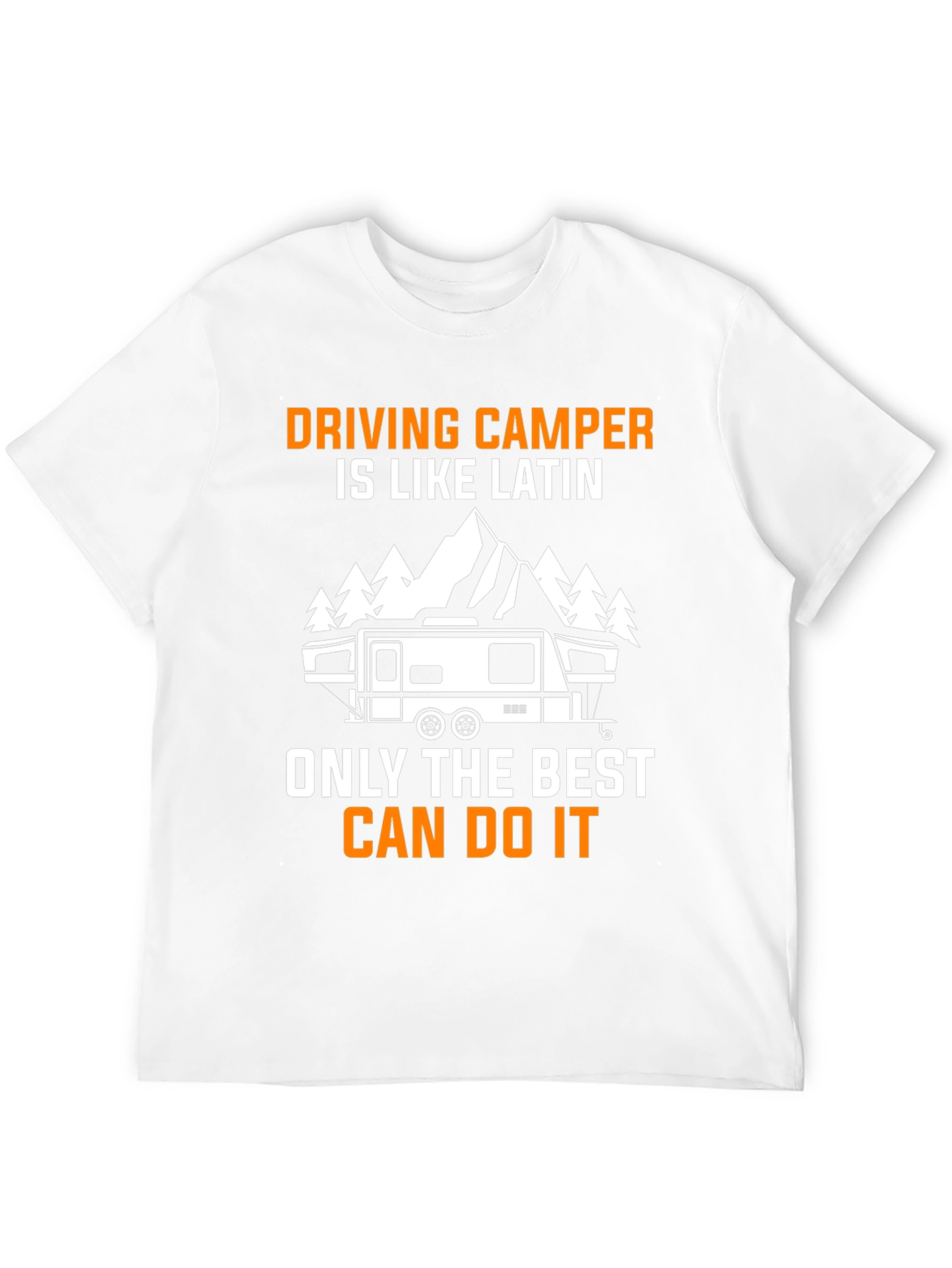 Black Driving Camper Like Latin T-Shirt view 12