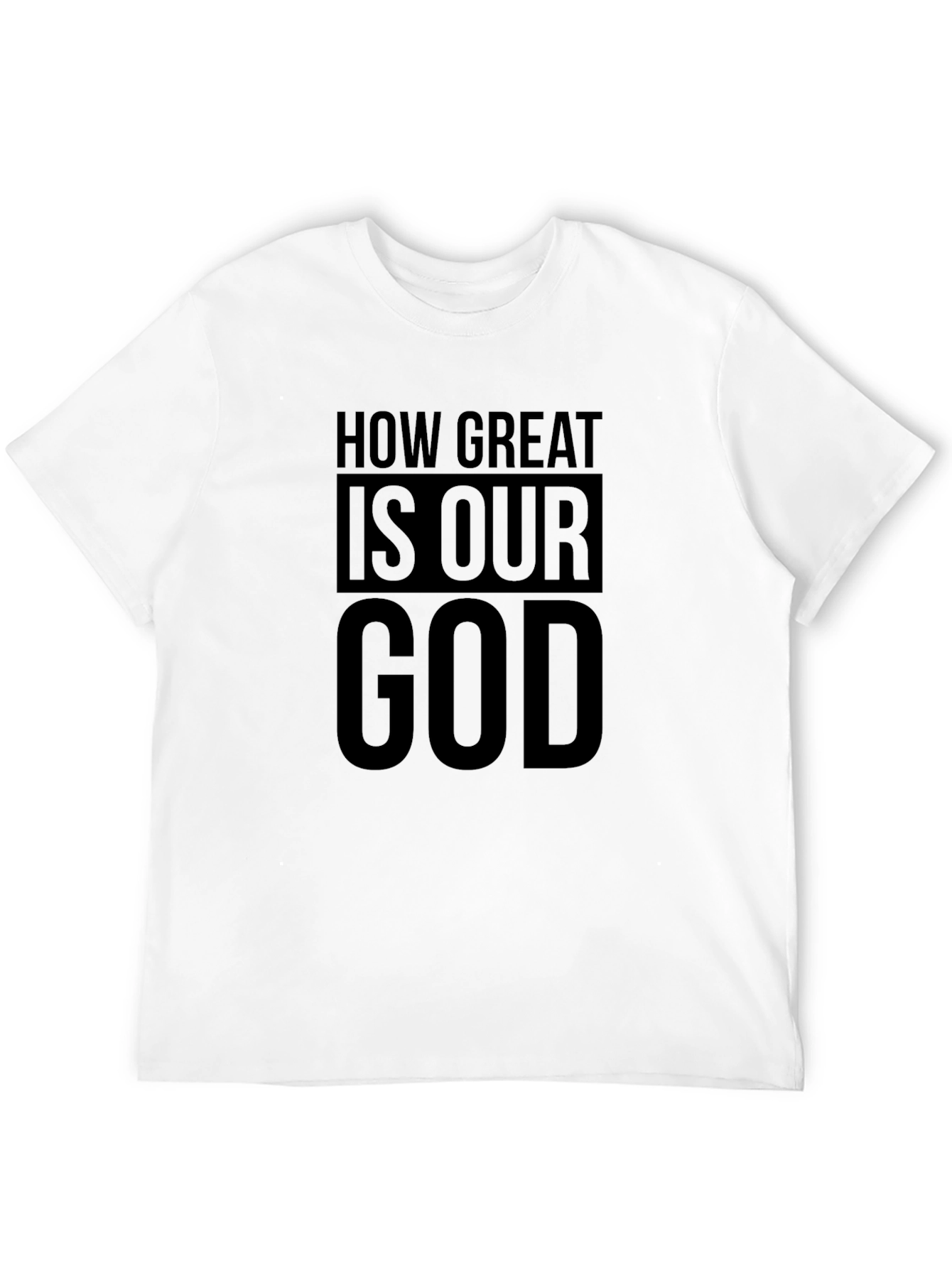 Black How Great Is Our God Graphic Tee view 12